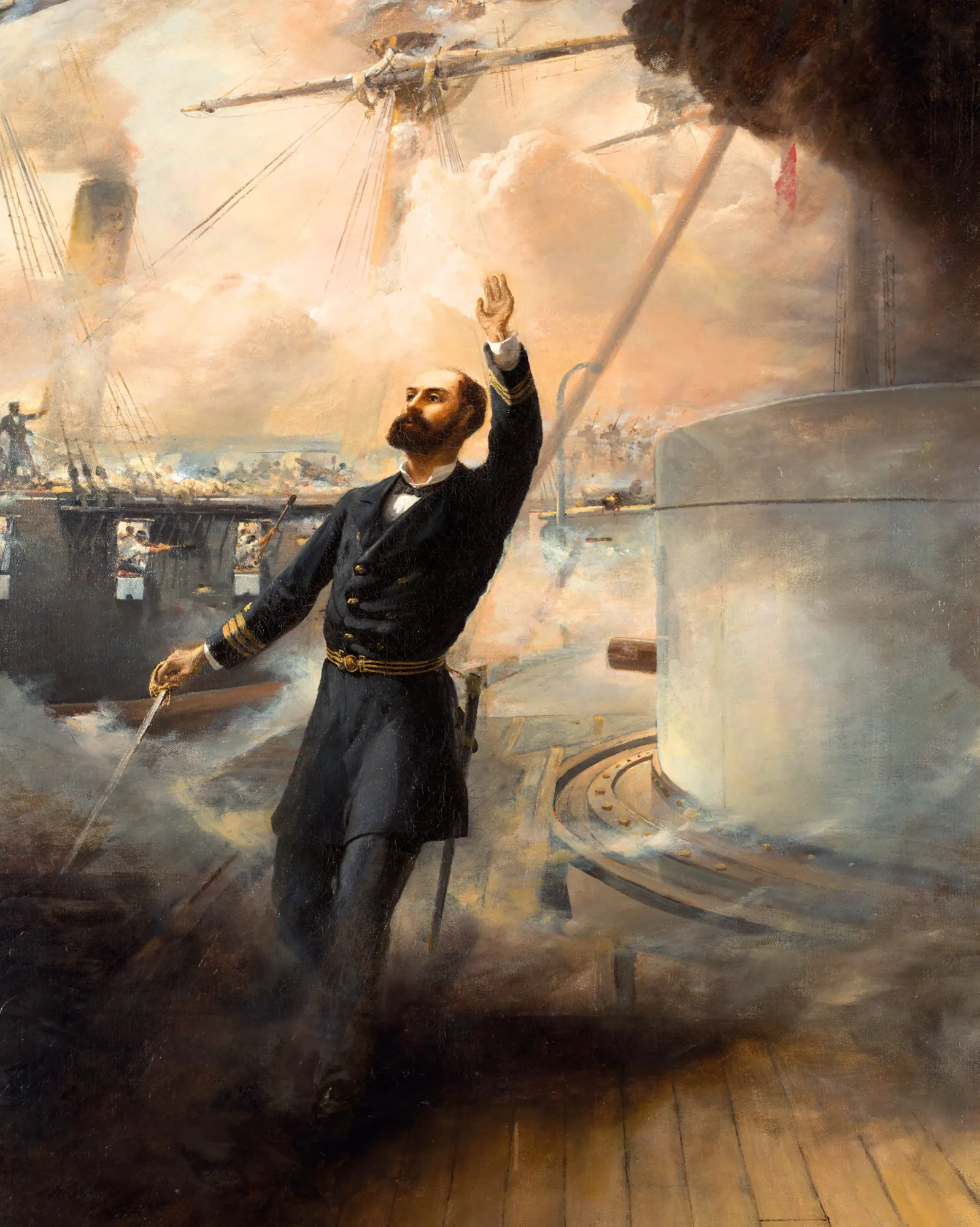 The Death of Arturo Prat on the Deck of the Huáscar
