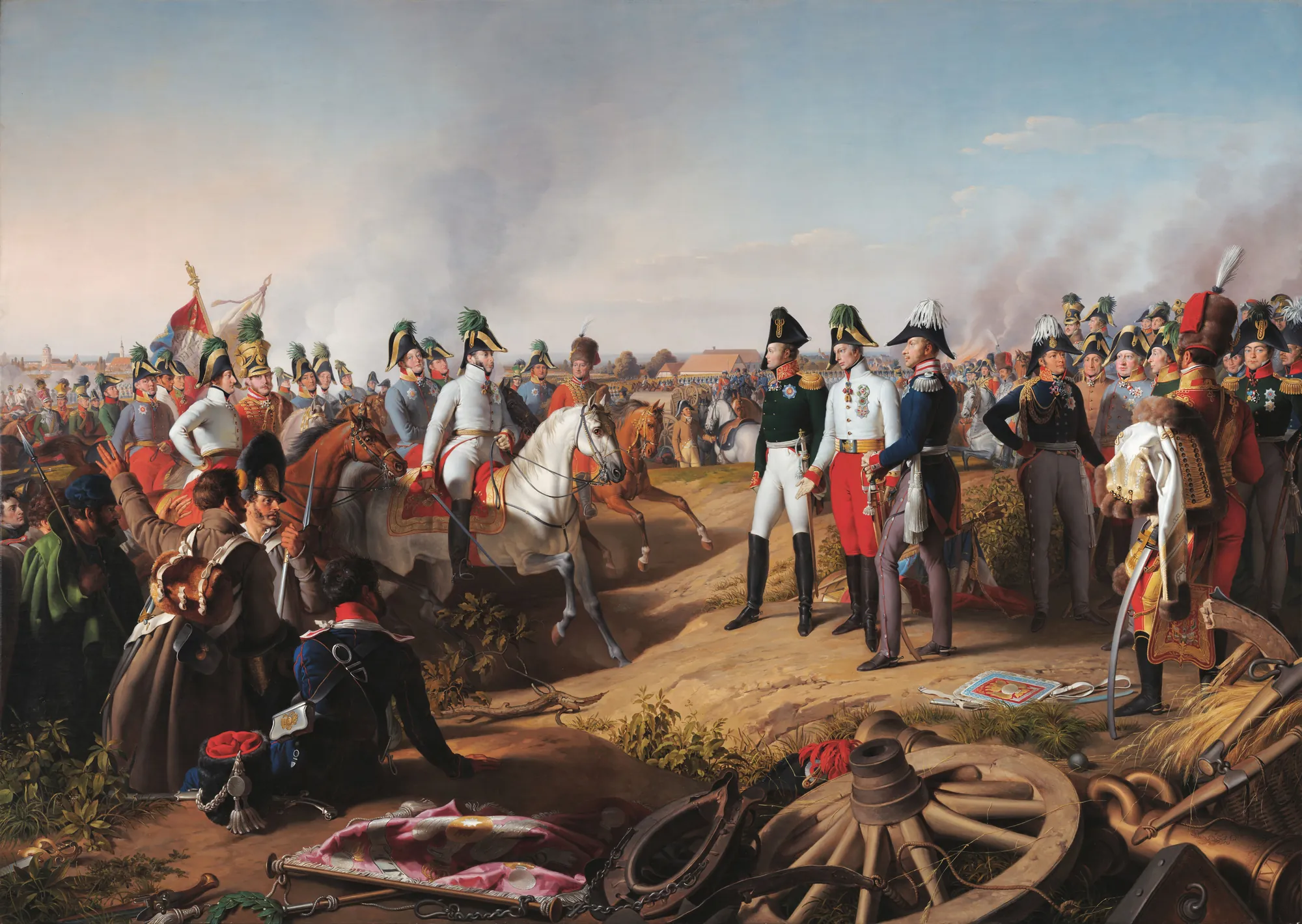 The Declaration of Victory After the Battle of Leipzig