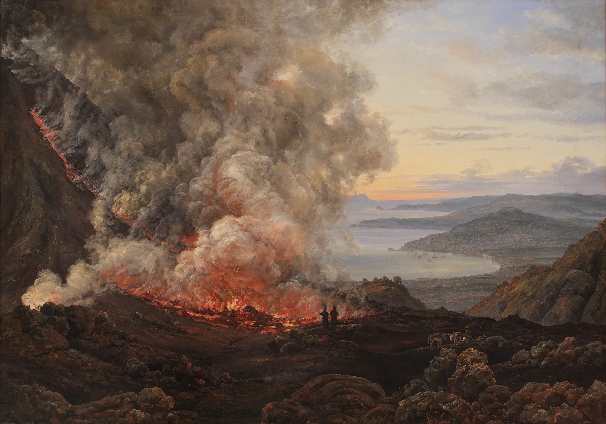 Eruption of the Volcano Vesuvius, 1820