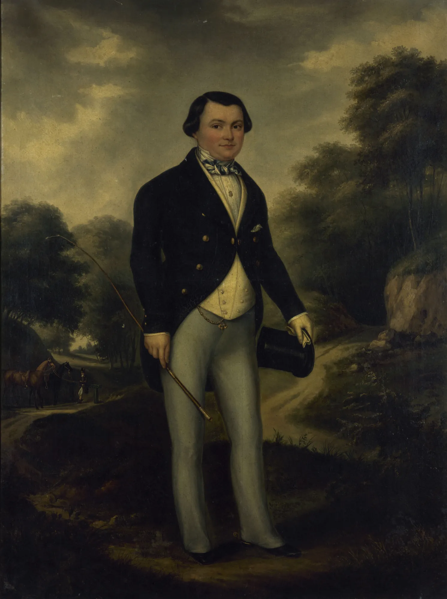 Portrait of Alexandre Pérumon in Riding Dress