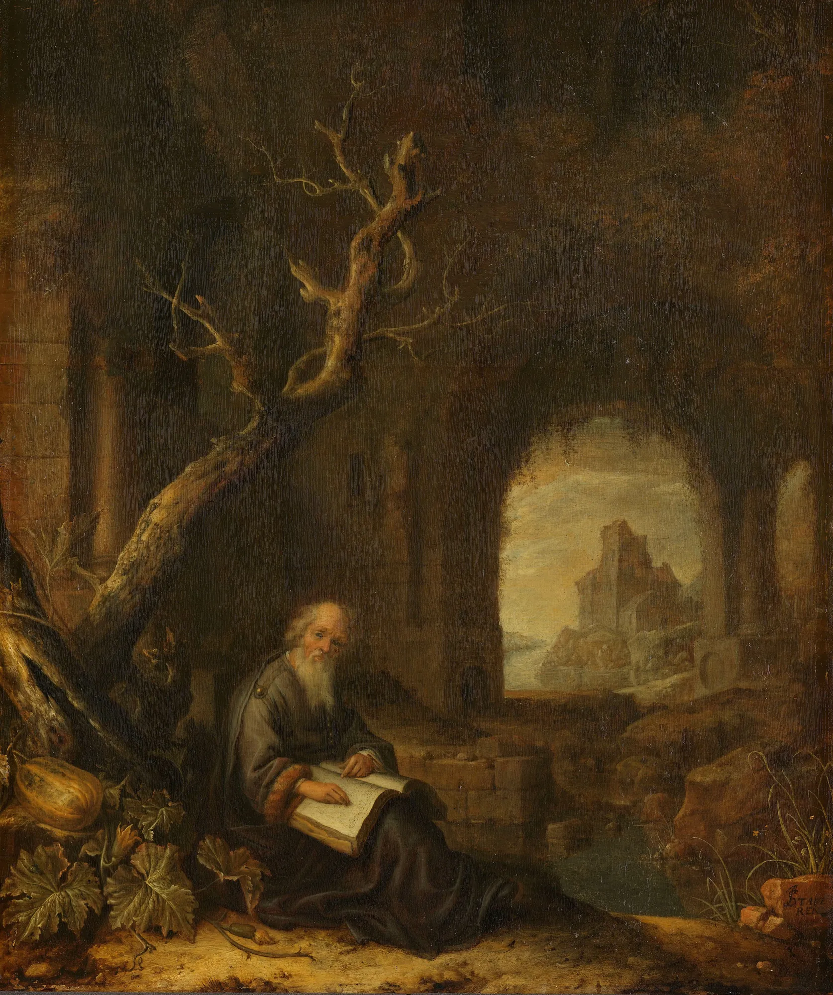 A Hermit in a Ruin