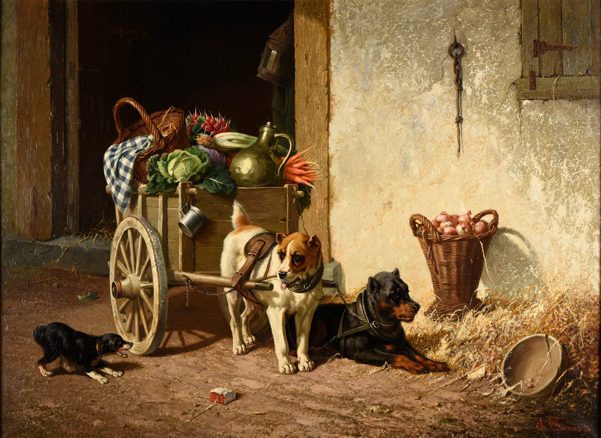The Dog Cart (Attelage de chiens)