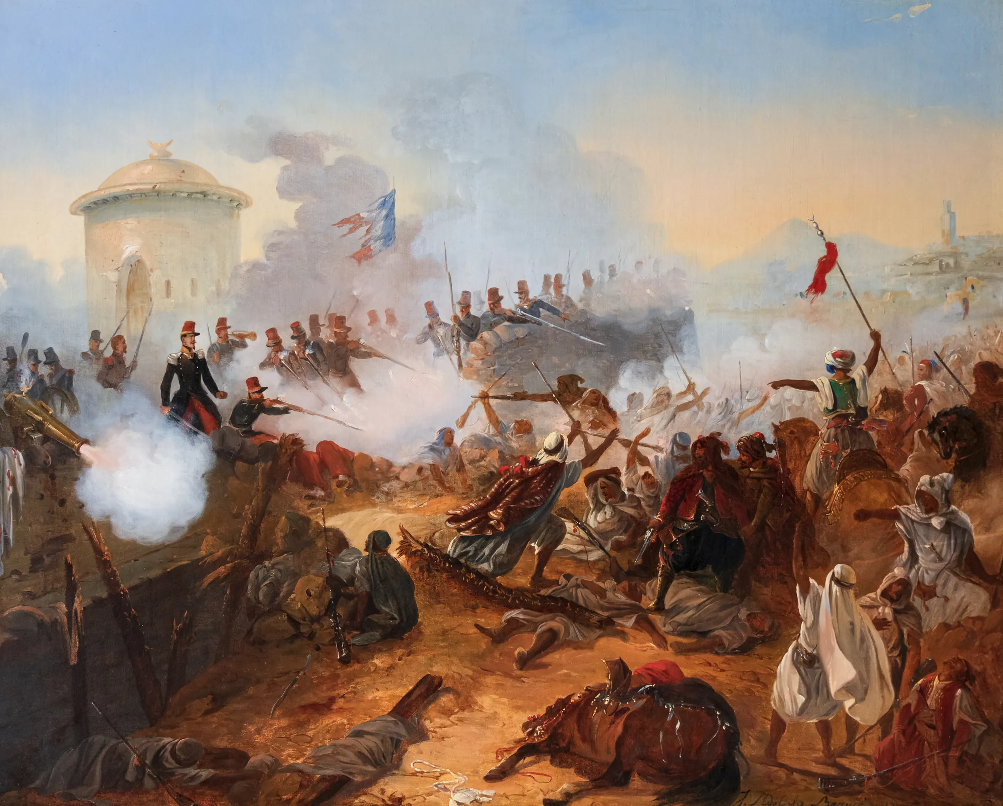 Défense héroïque du capitaine Lelièvre à Mazagran
