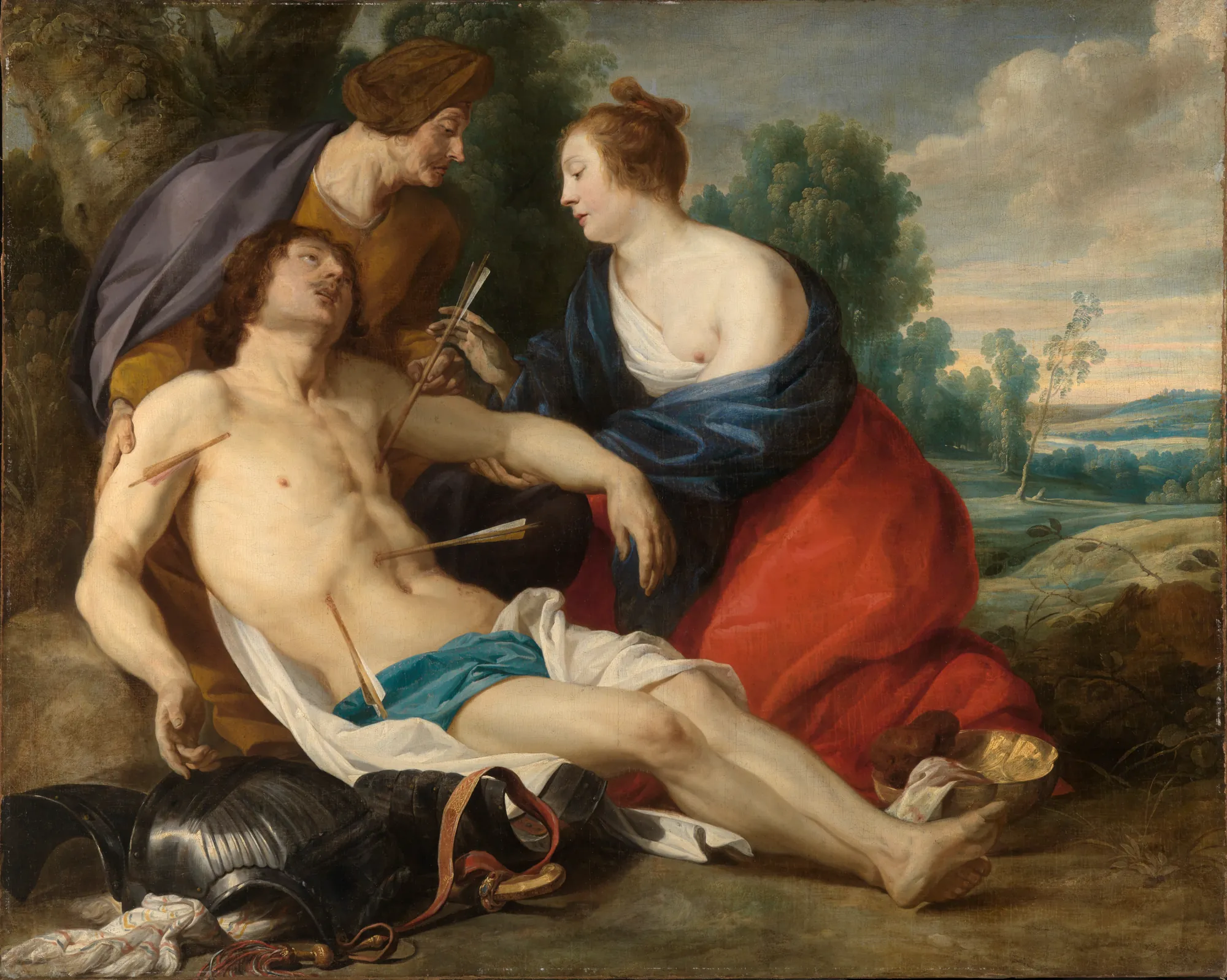 Saint Irene Tending to Saint Sebastian