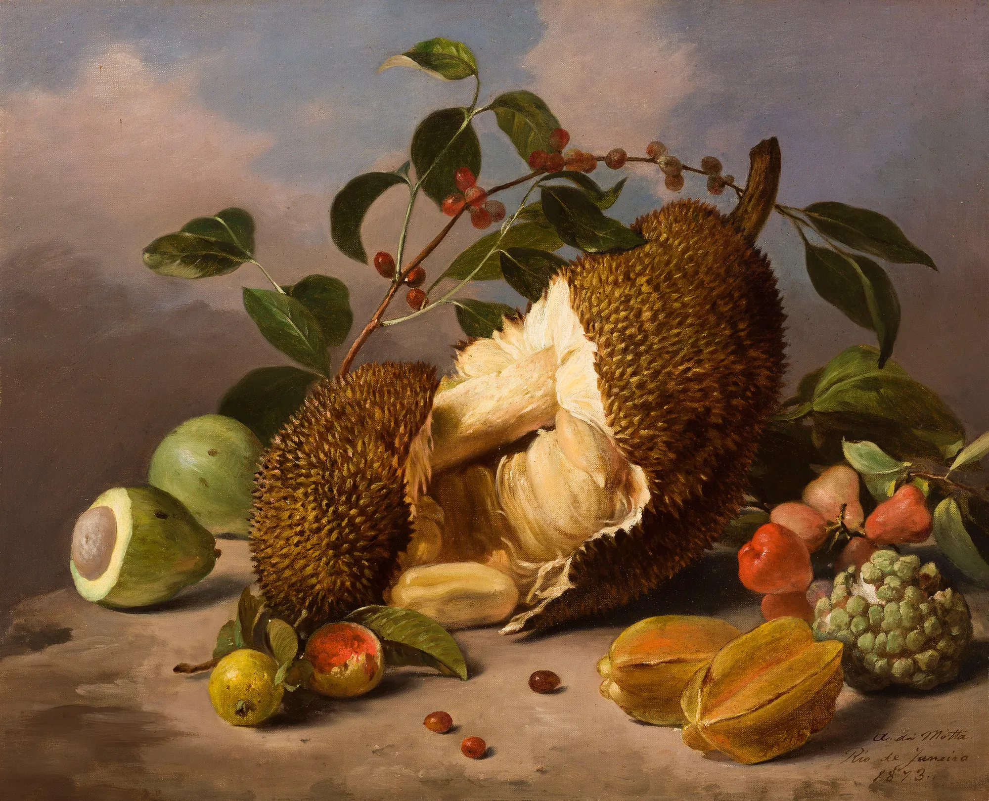Natureza-morta com frutas