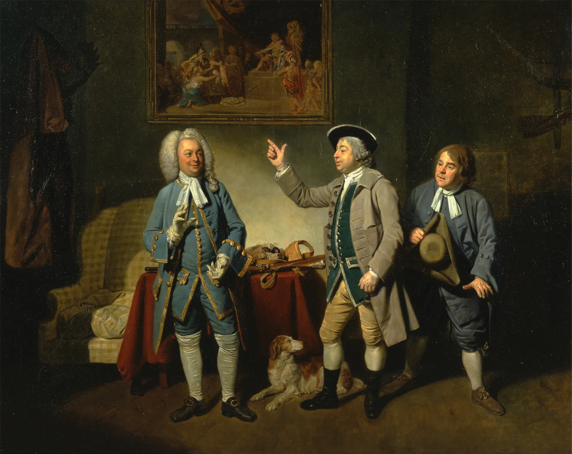 Edward Shuter, John Beard, and John Dunstall in Love in a Village