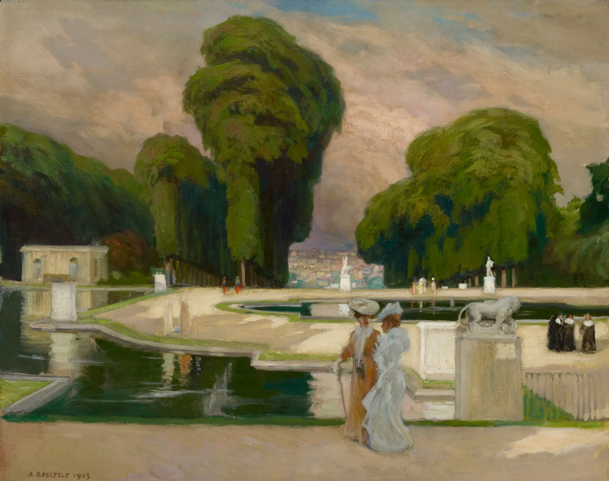 From St. Cloud Park, Paris
