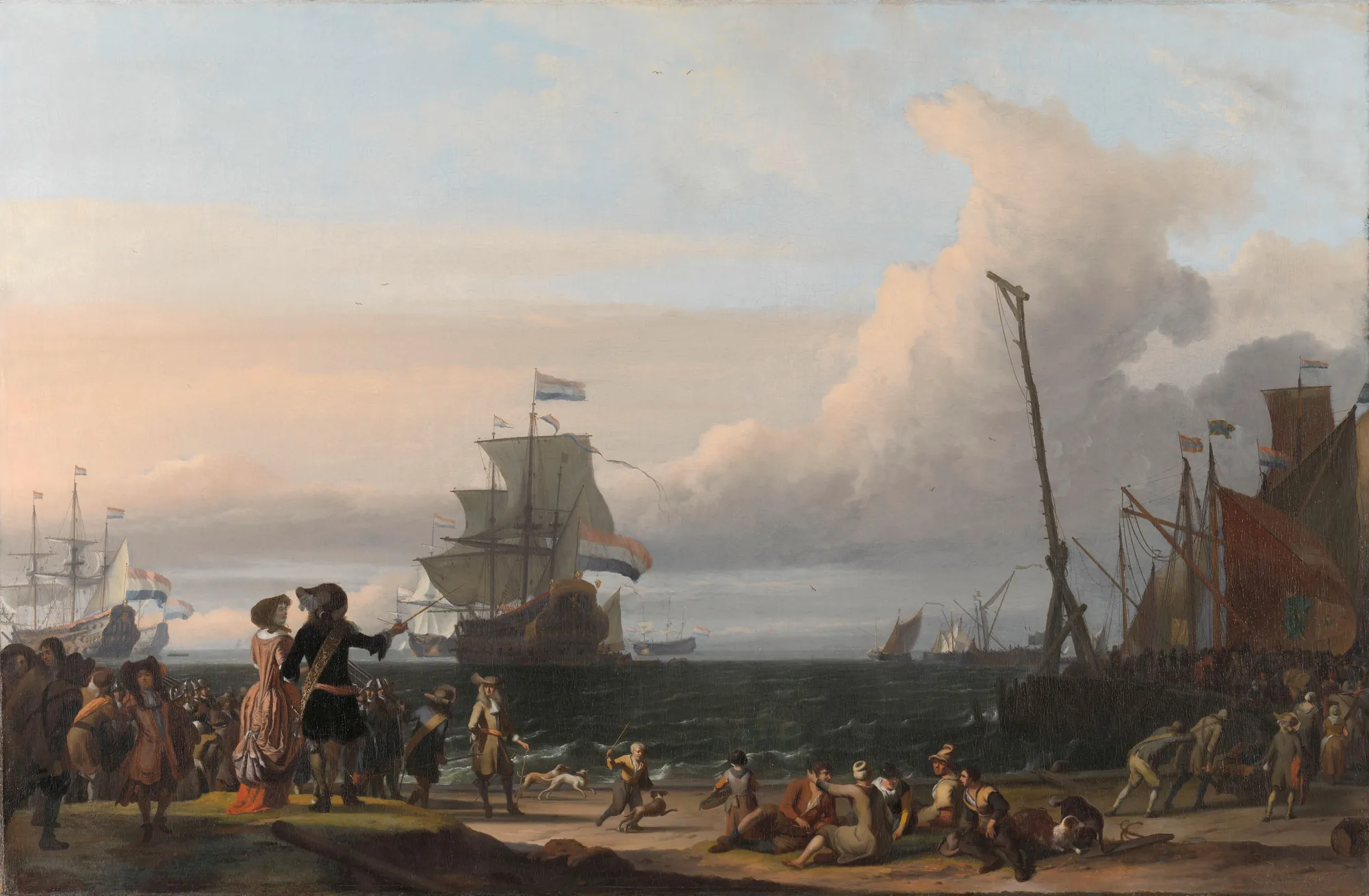 Dutch Ships in the Roads of Texel