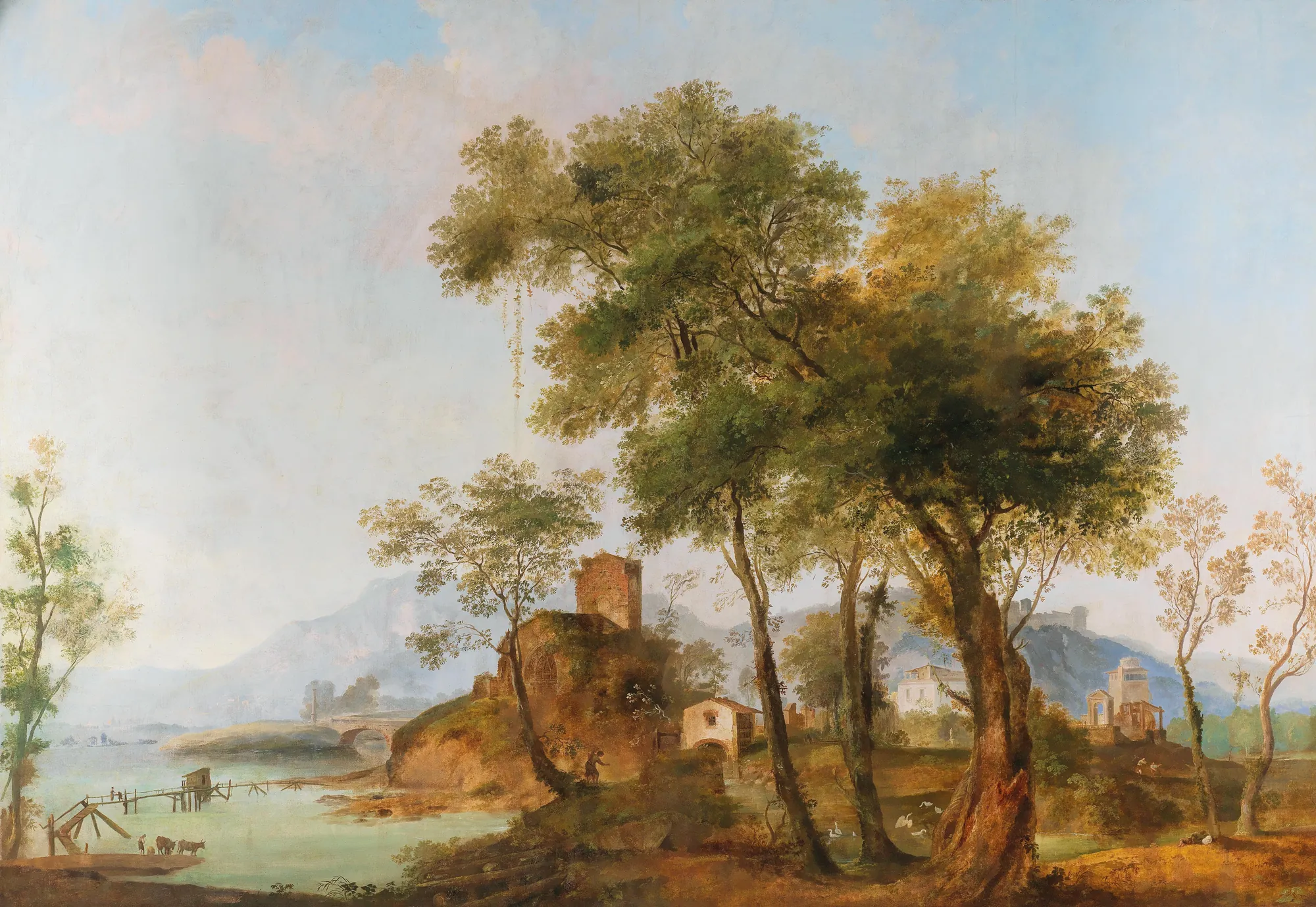 A Bucolic River Landscape