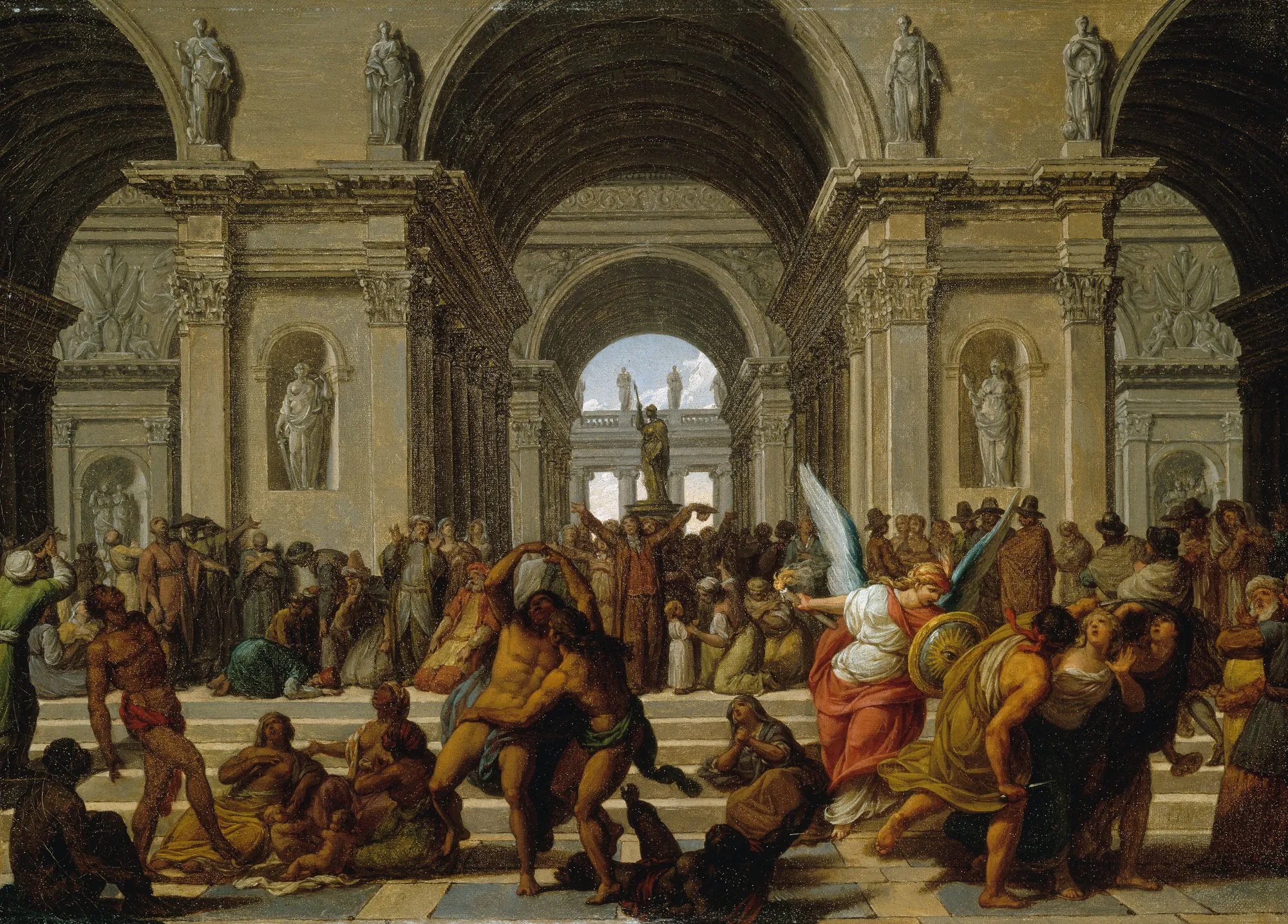 Allegory: The Peoples of the World Paying Homage to the Supreme Being
