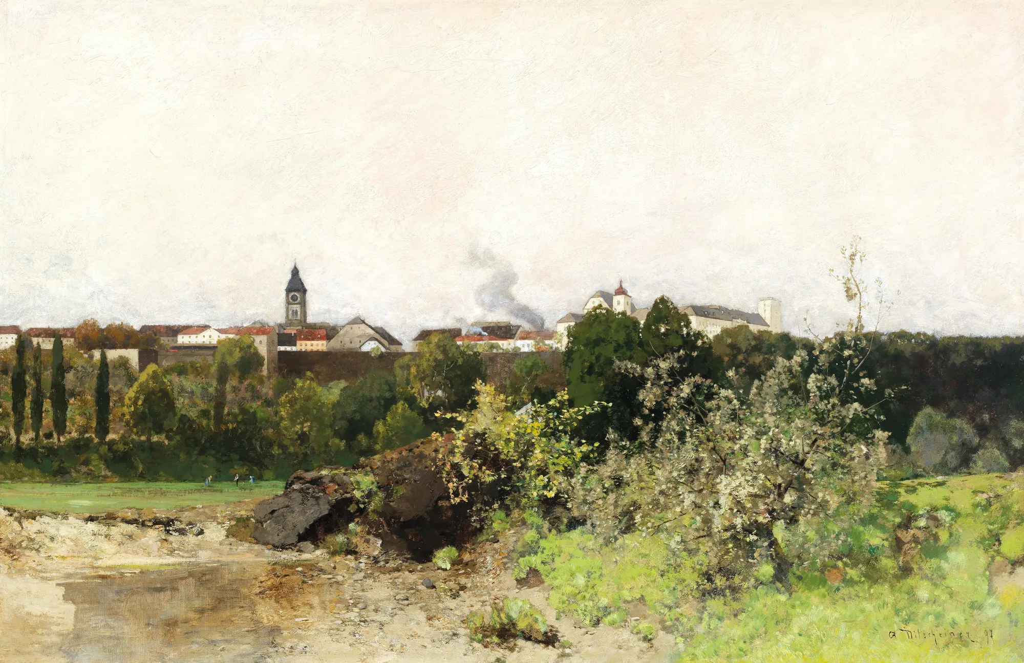 View of Enns on the Danube