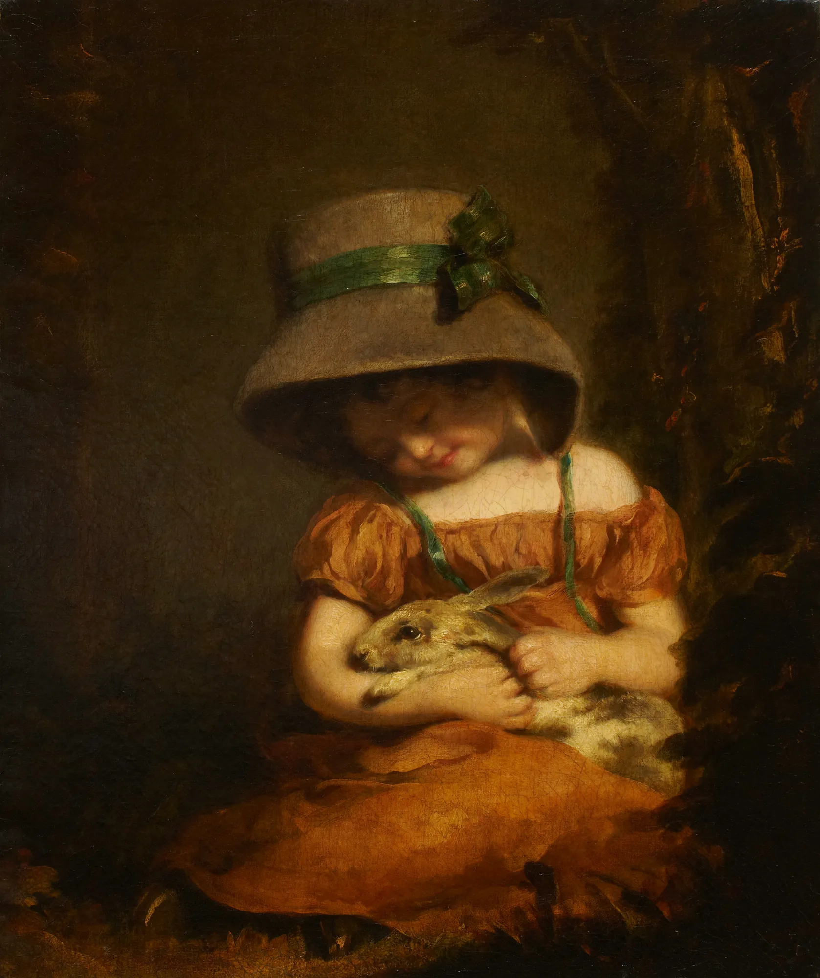 Girl with a Rabbit