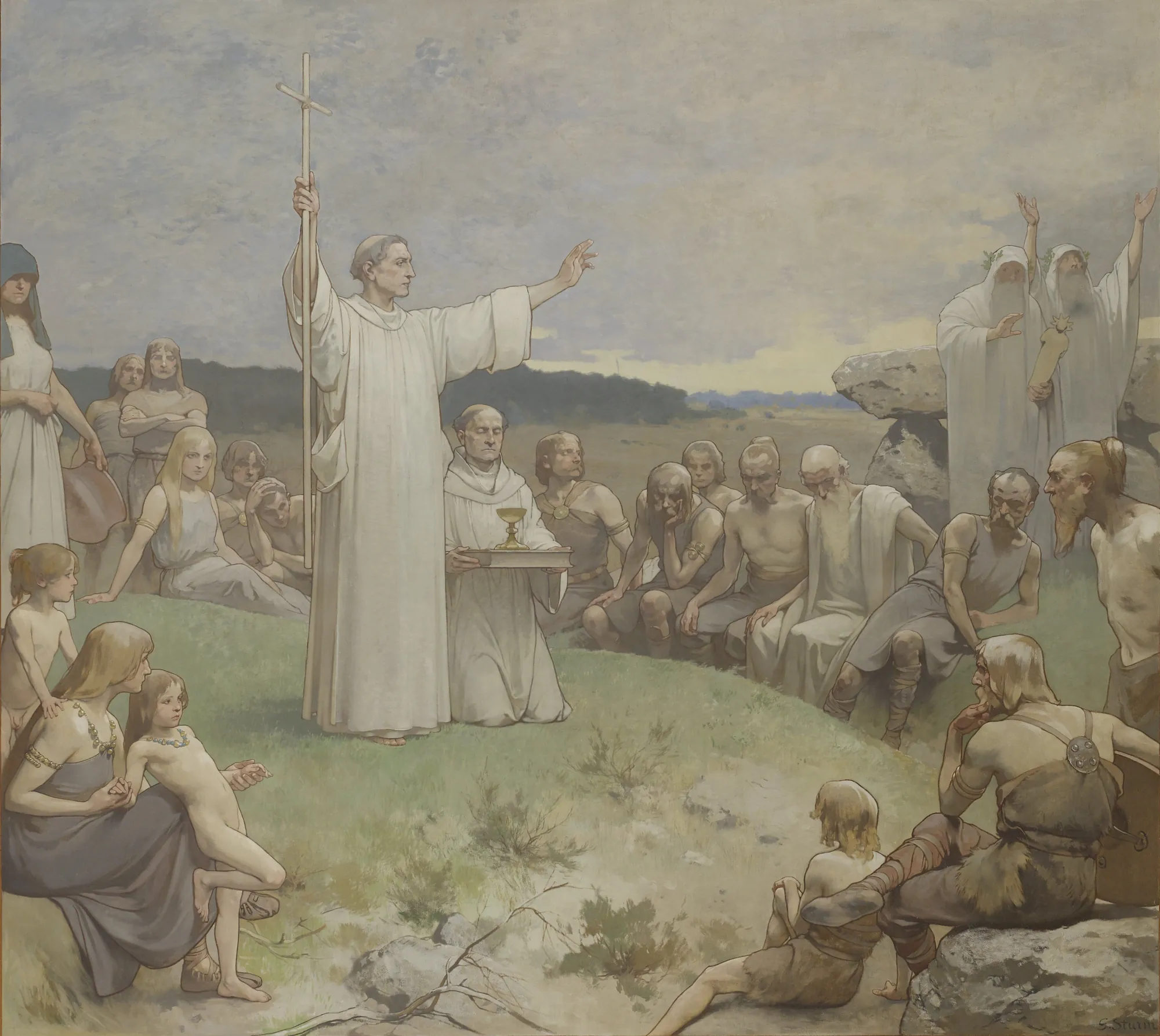 Willibrord Preaching to the Frisians