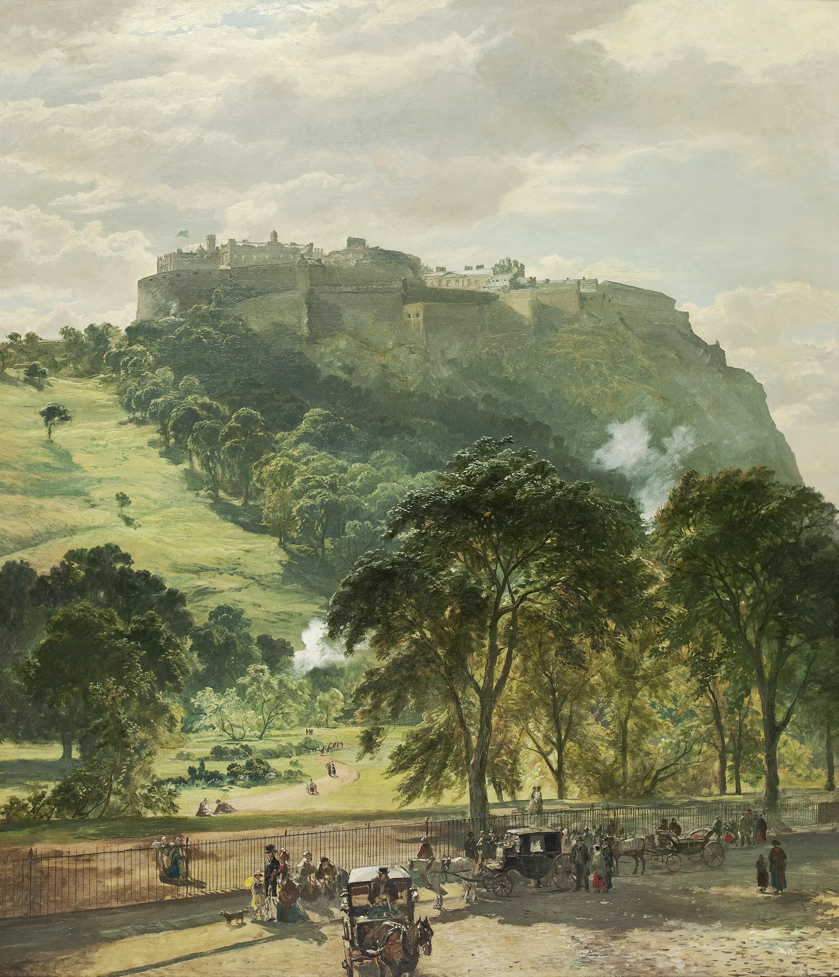 Edinburgh Castle from Princes Street
