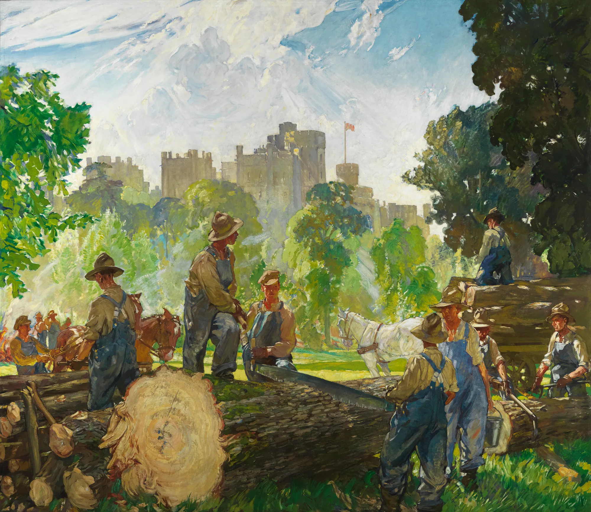 Canadian Foresters in Windsor Park