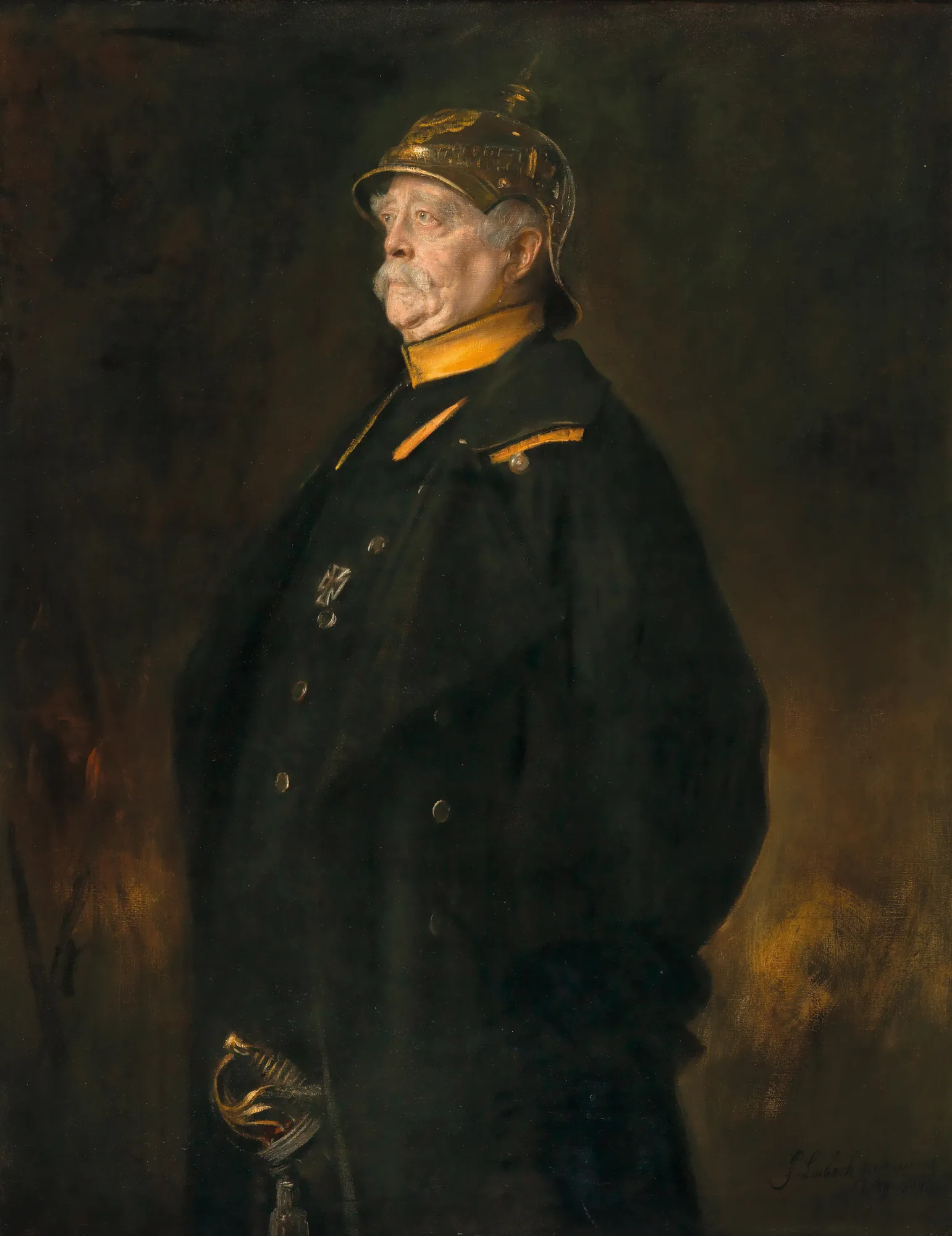 Portrait of Prince Otto von Bismarck in Uniform