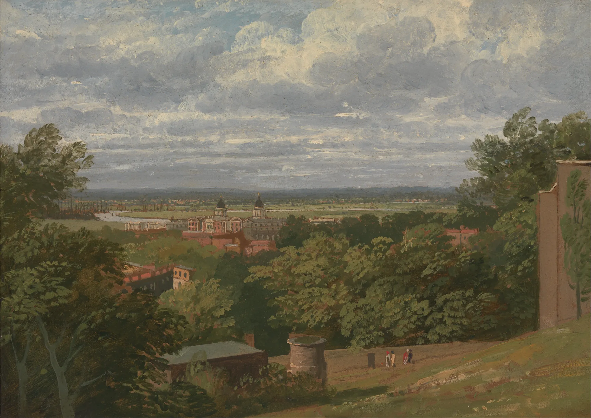 Greenwich Hospital from the Observatory