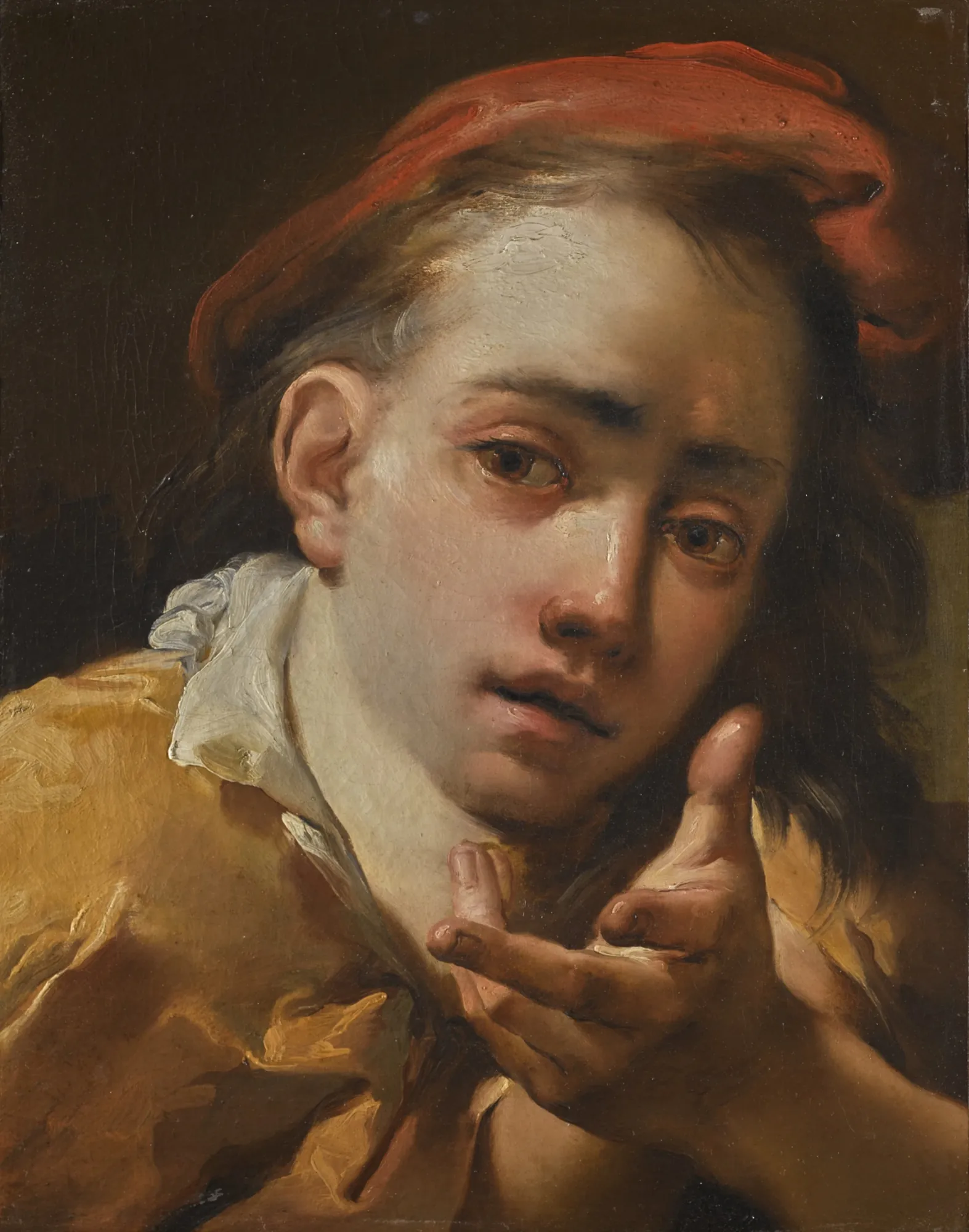 Portrait of a Young Man in a Red Cap