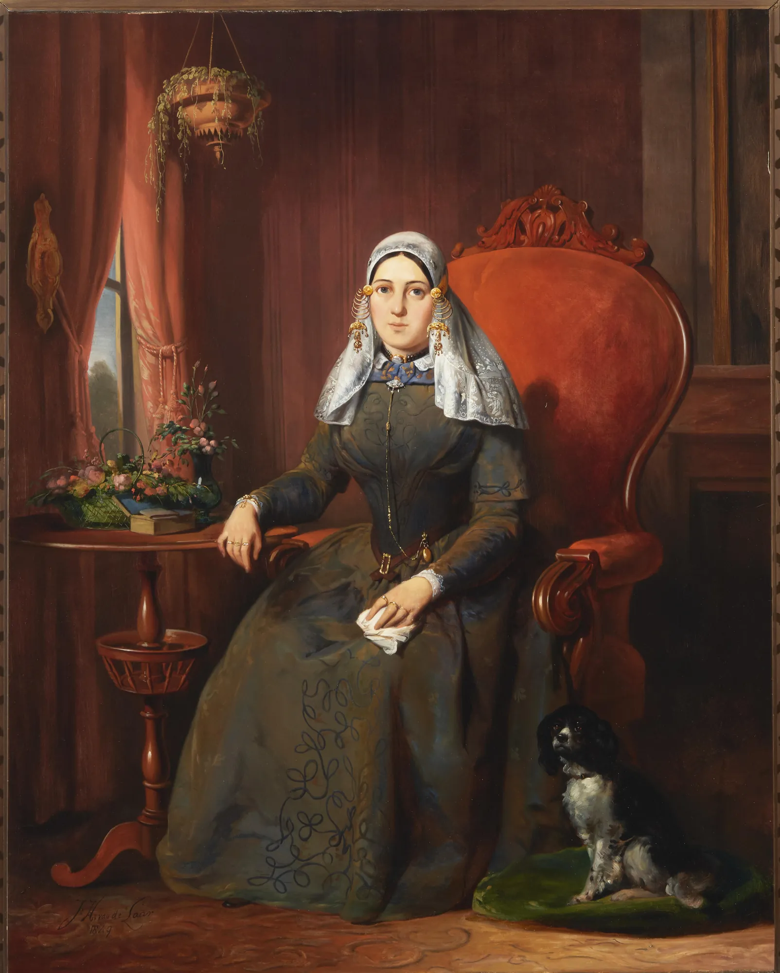 Woman in Traditional Dress of the South Holland Islands