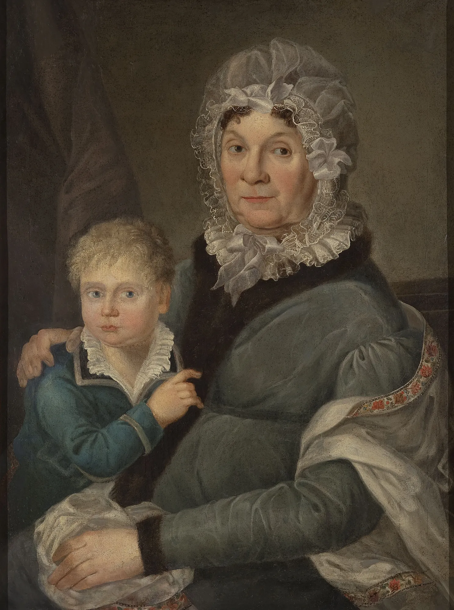 Portrait of Eleonora Morawska with Her Grandson