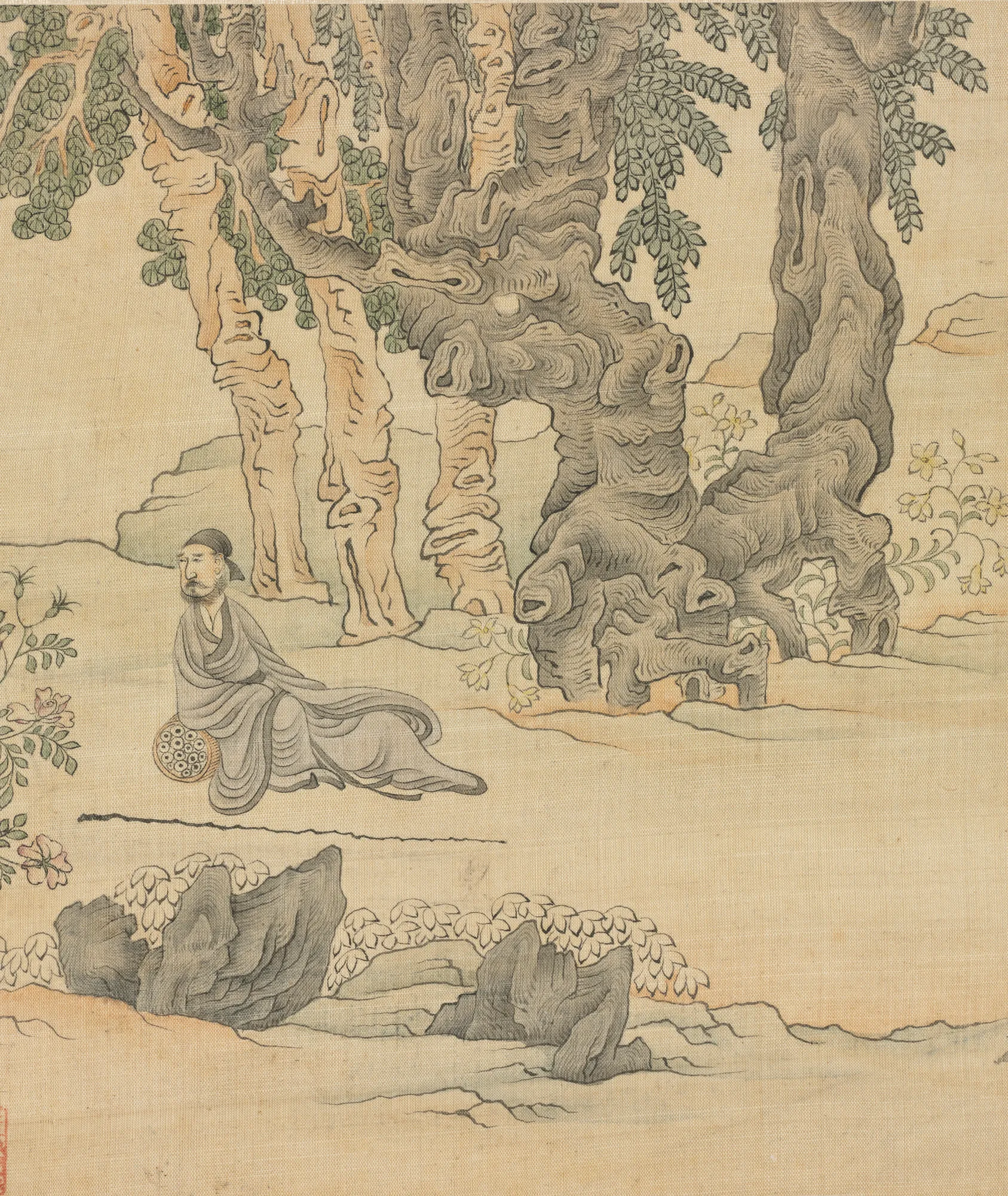 Portrait of Zhongqing in a Landscape