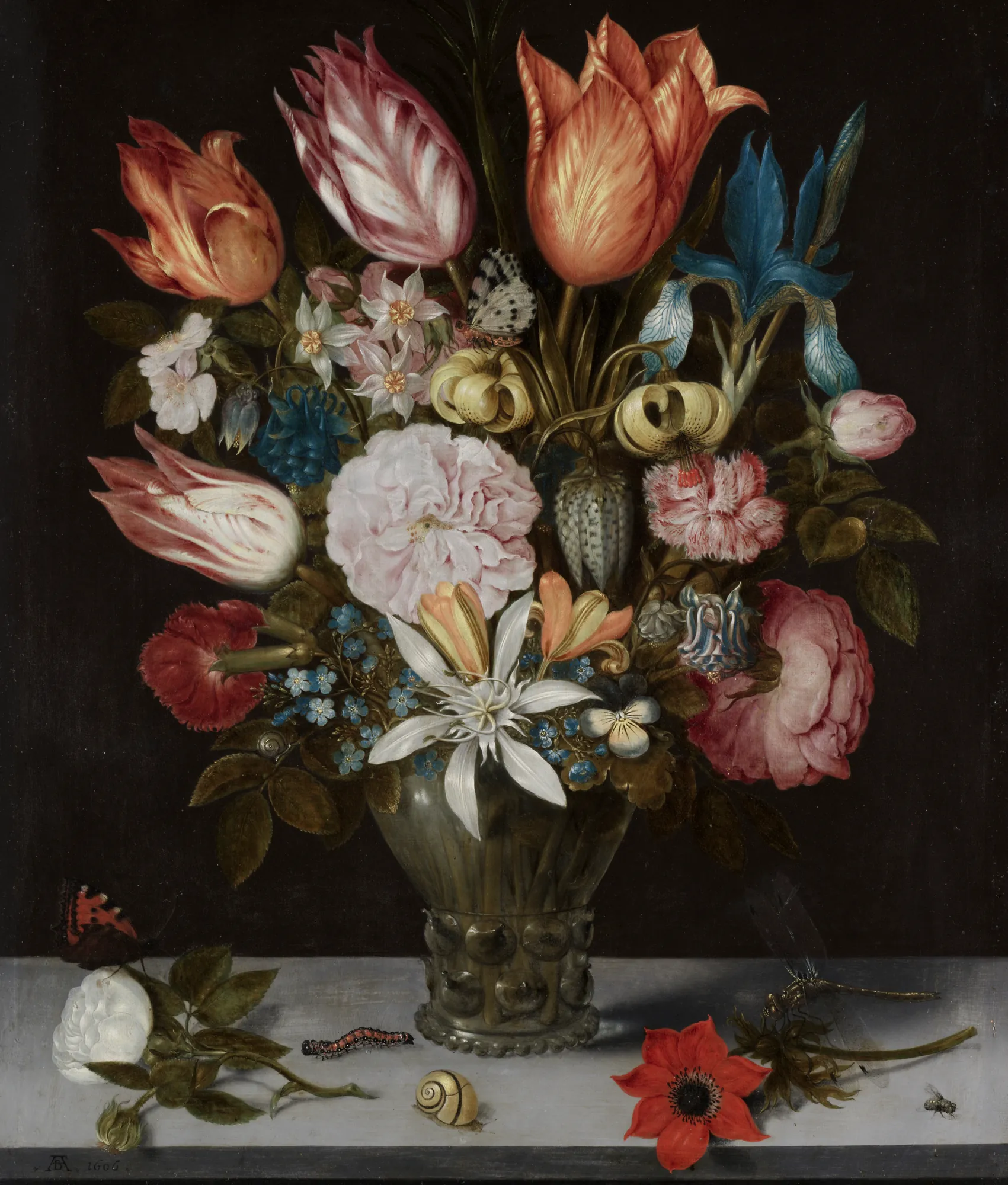 Flowers in a Glass