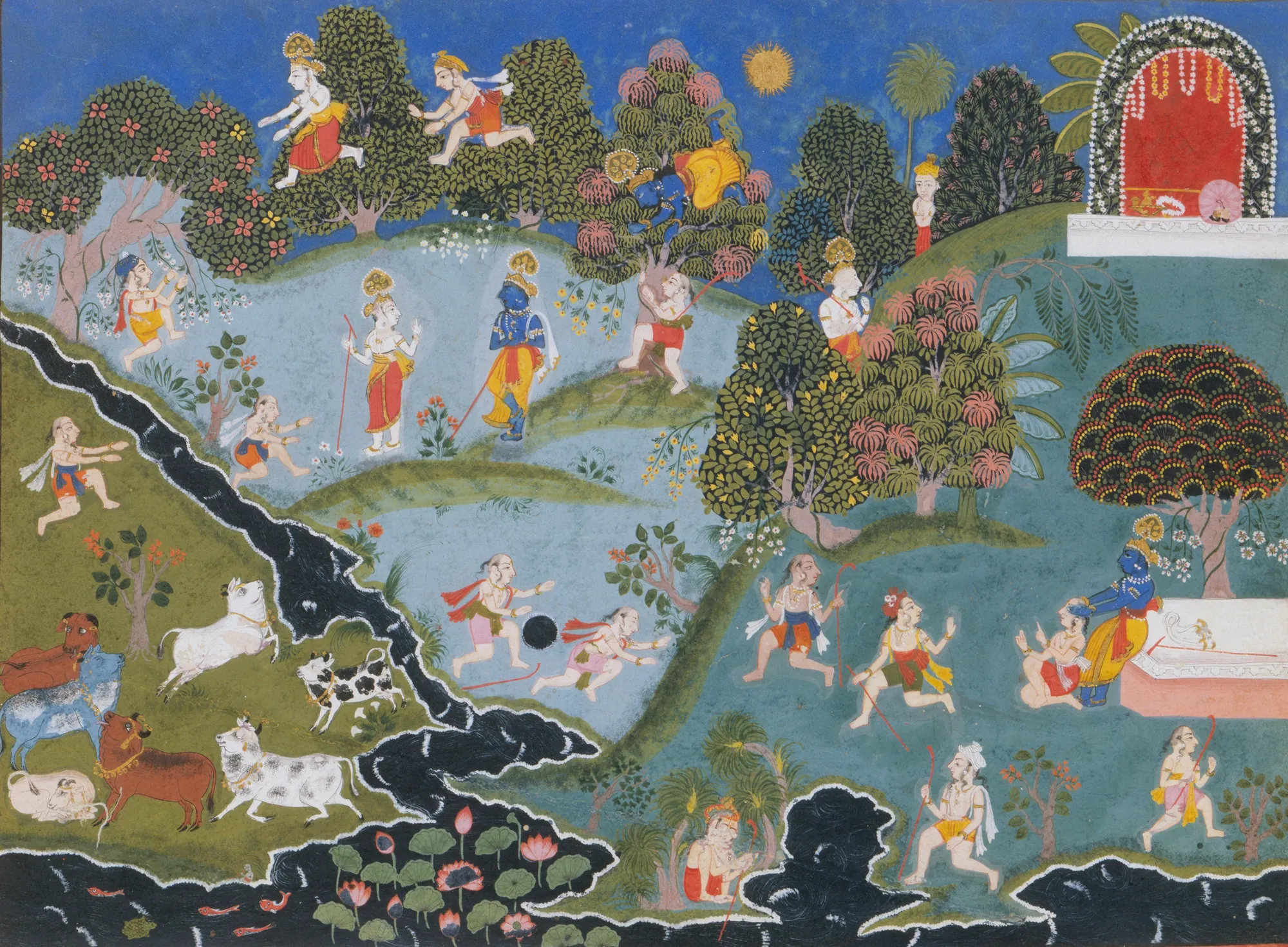 Blindman's Bluff: Krishna and the Cowherds