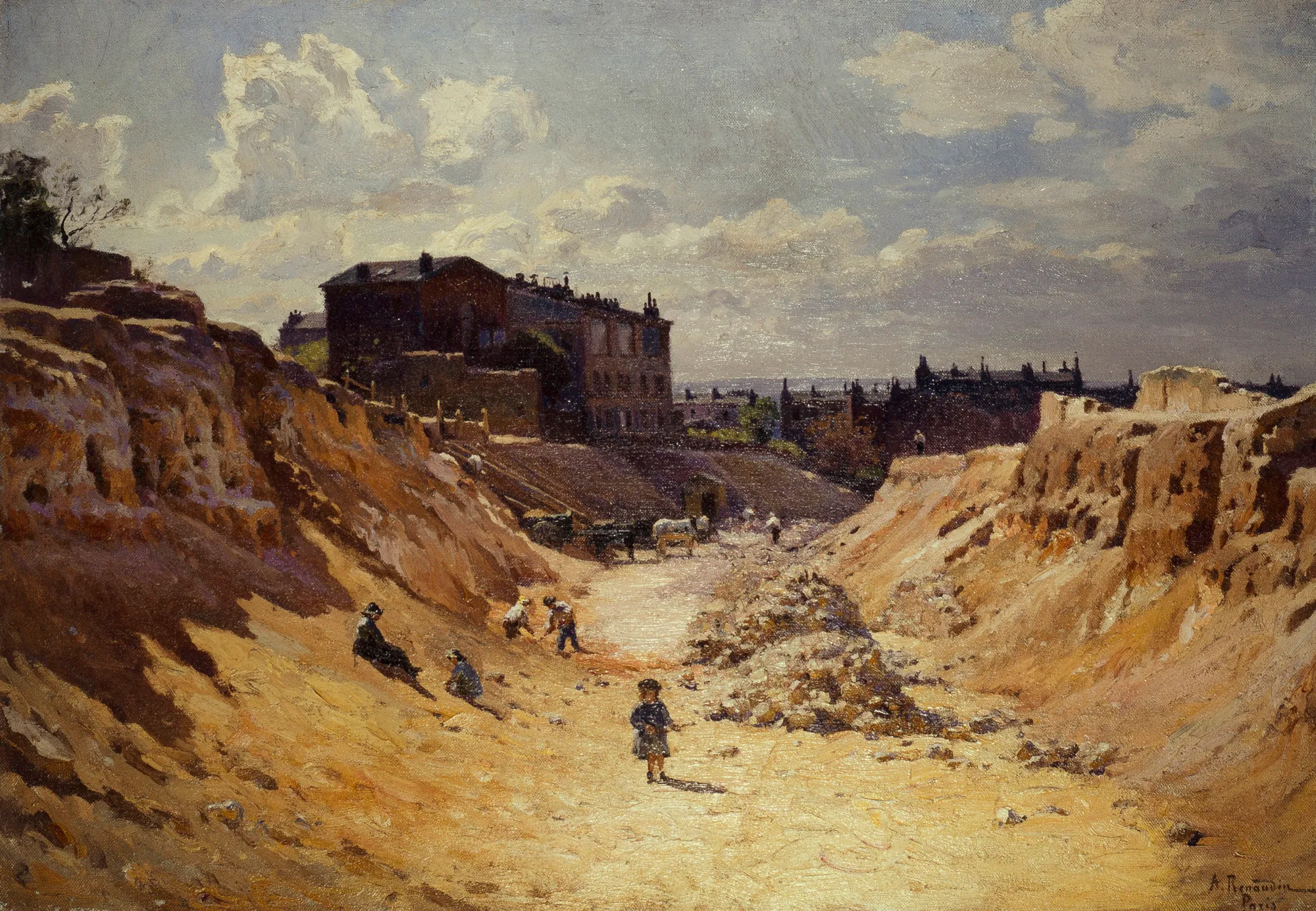 Le Percement de l'Avenue Junot à Montmartre