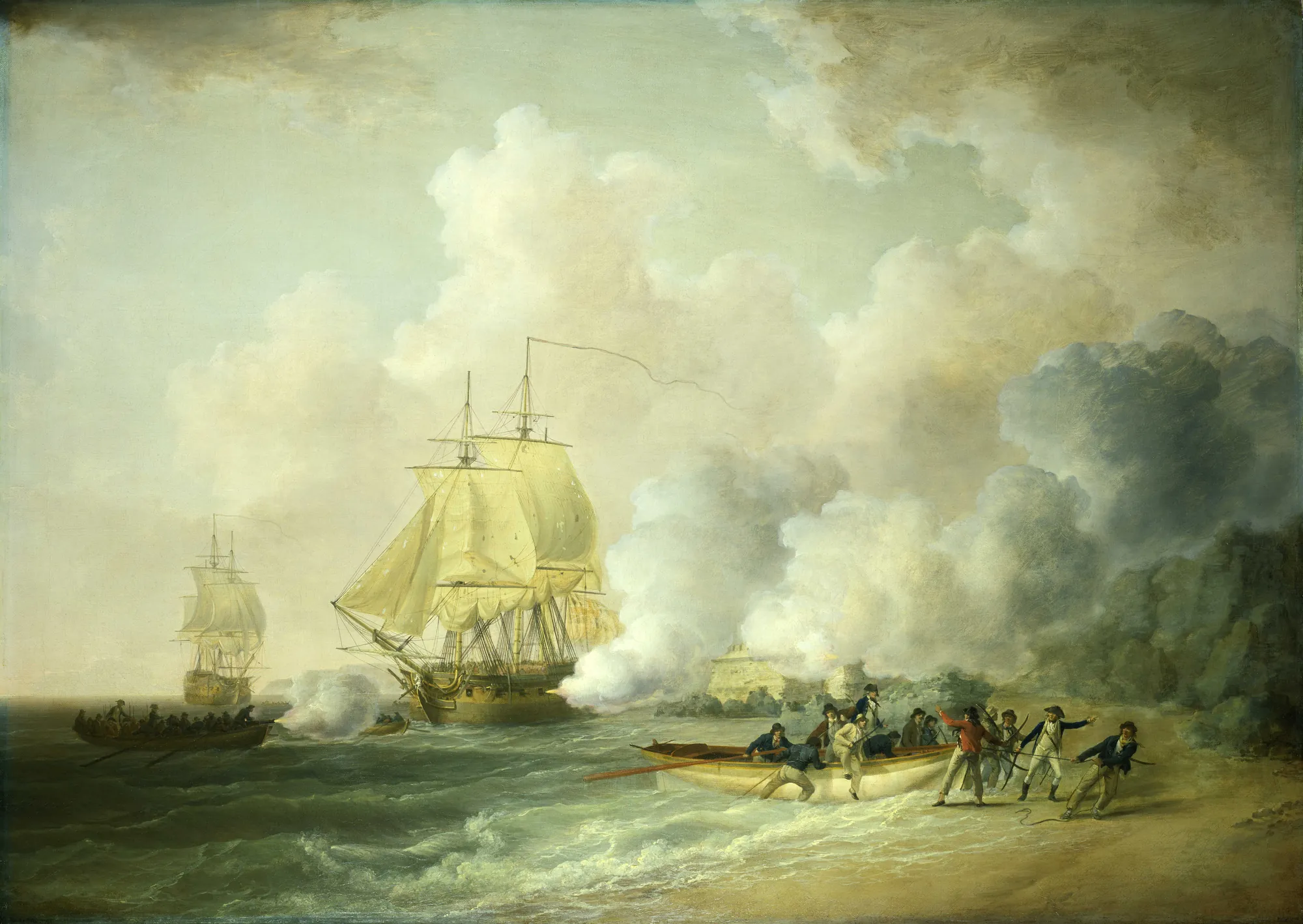 The Capture of Fort Louis, Martinique
