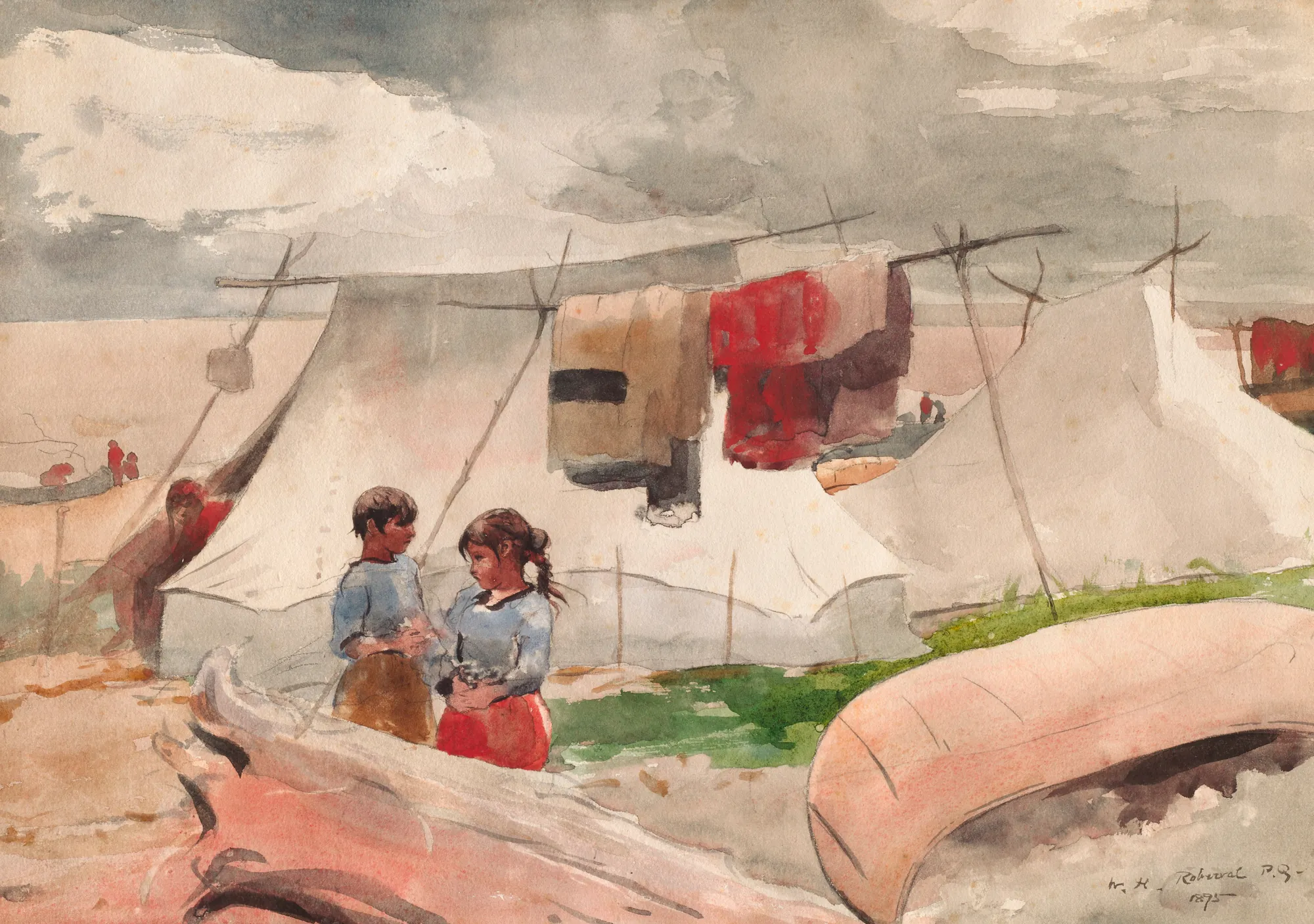 Indian Camp, Roberval, Quebec