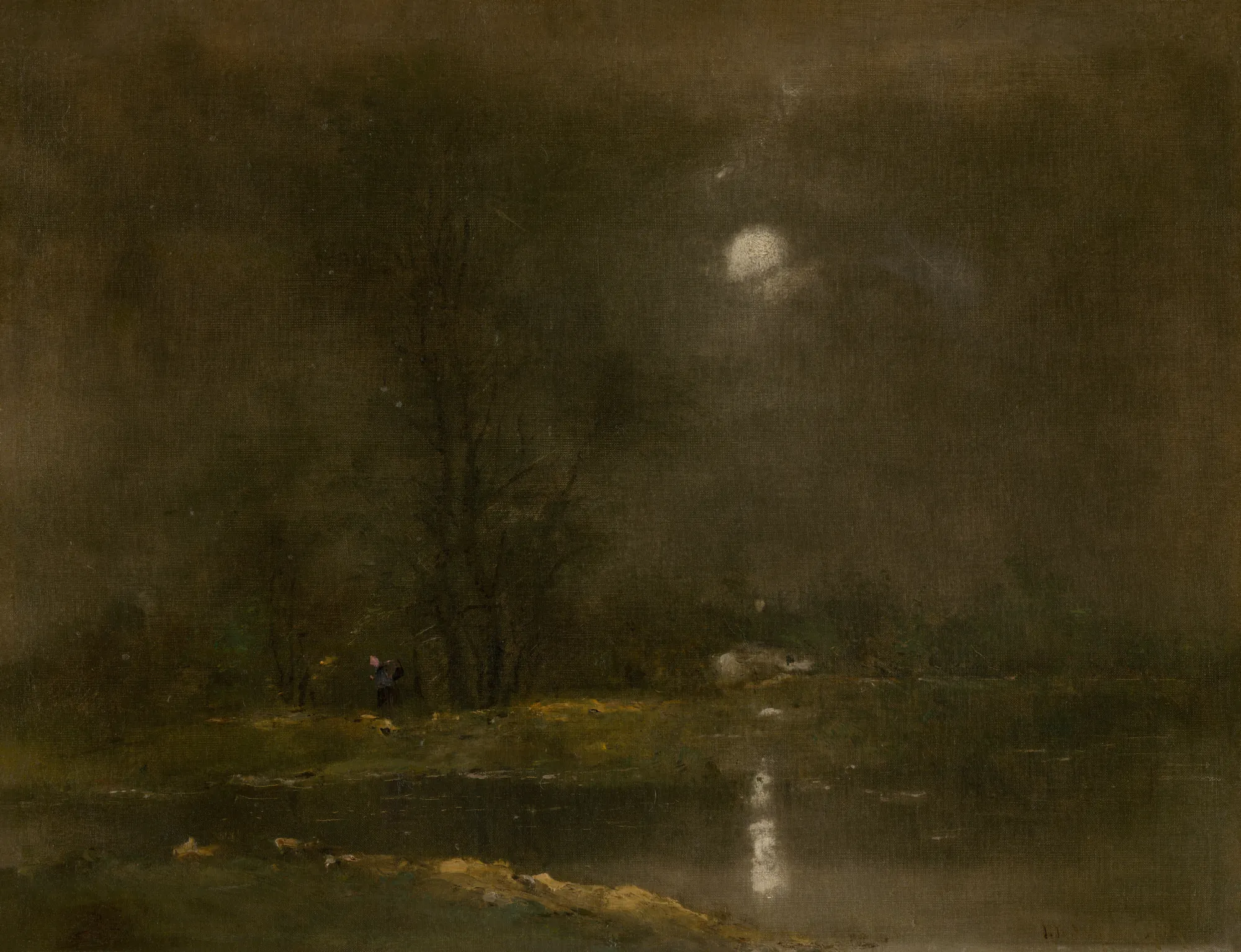 Evening Landscape by the Lake