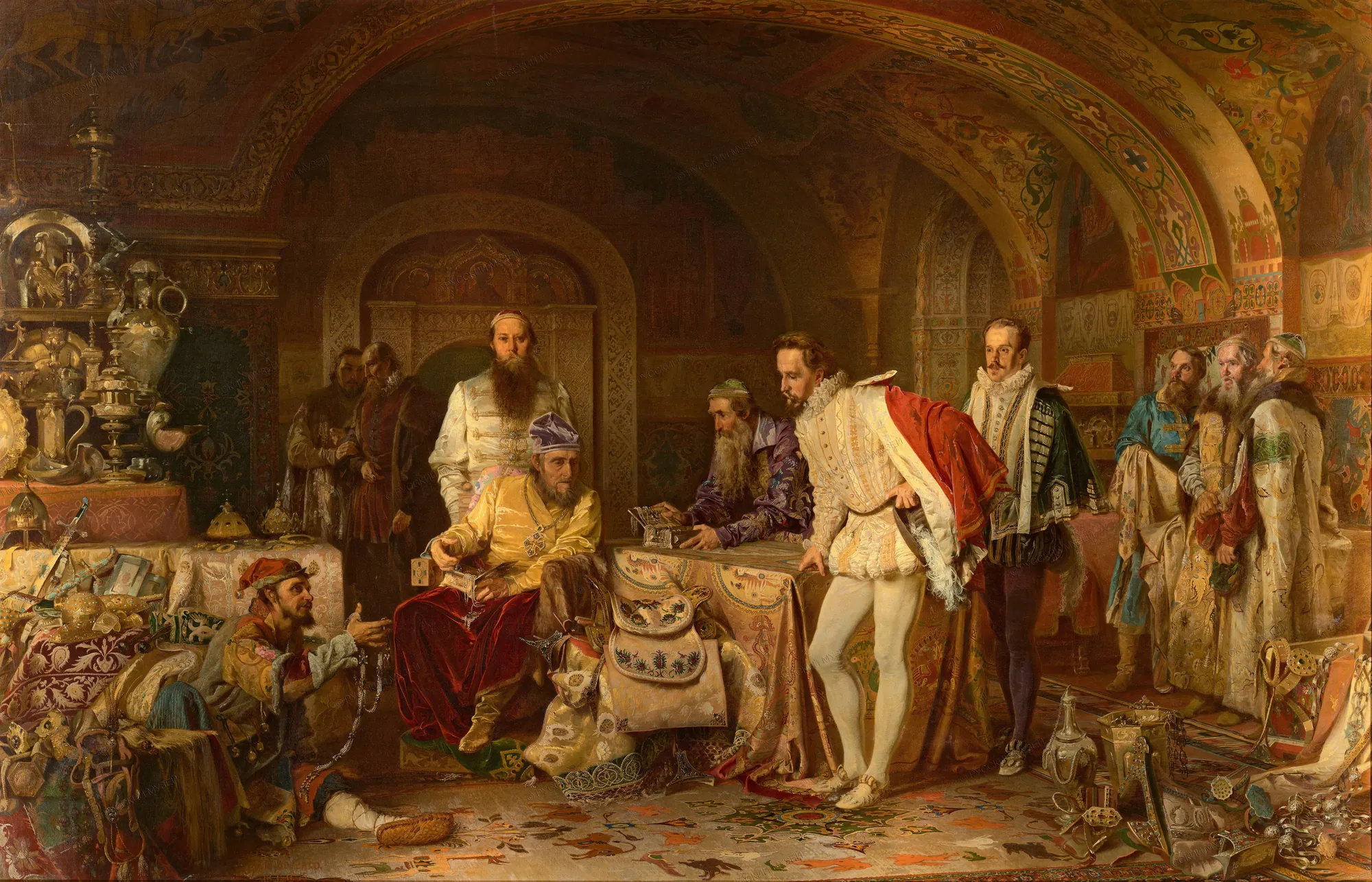 Ivan the Terrible Showing Treasures to the English Ambassador Jerome Horsey
