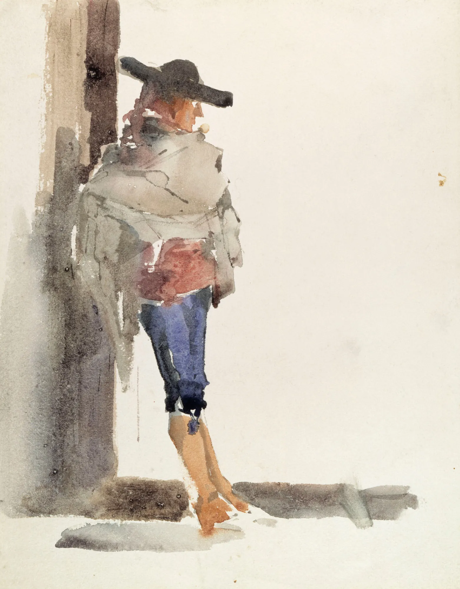 Spaniard Leaning on a Wall