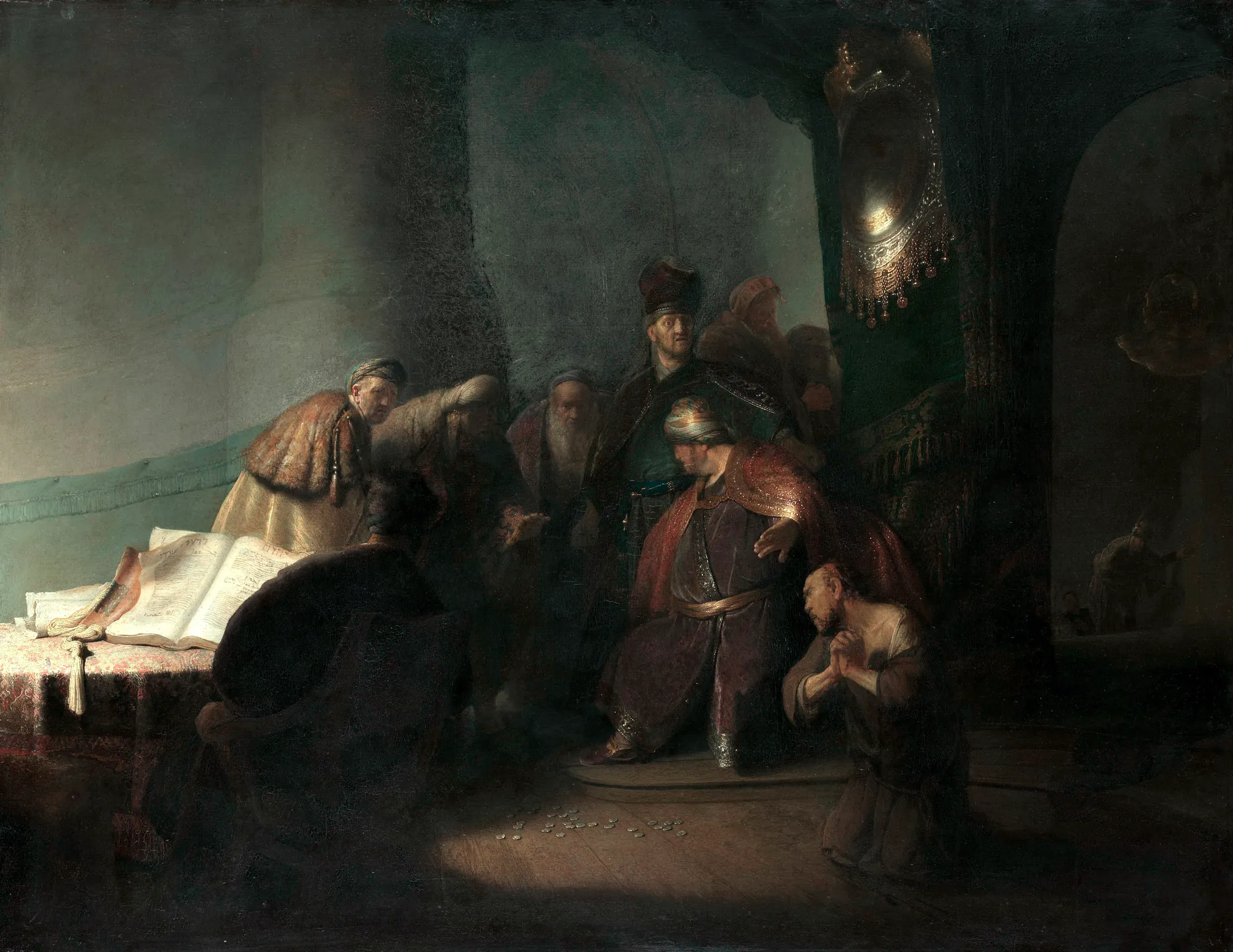 Judas Repentant, Returning the Pieces of Silver