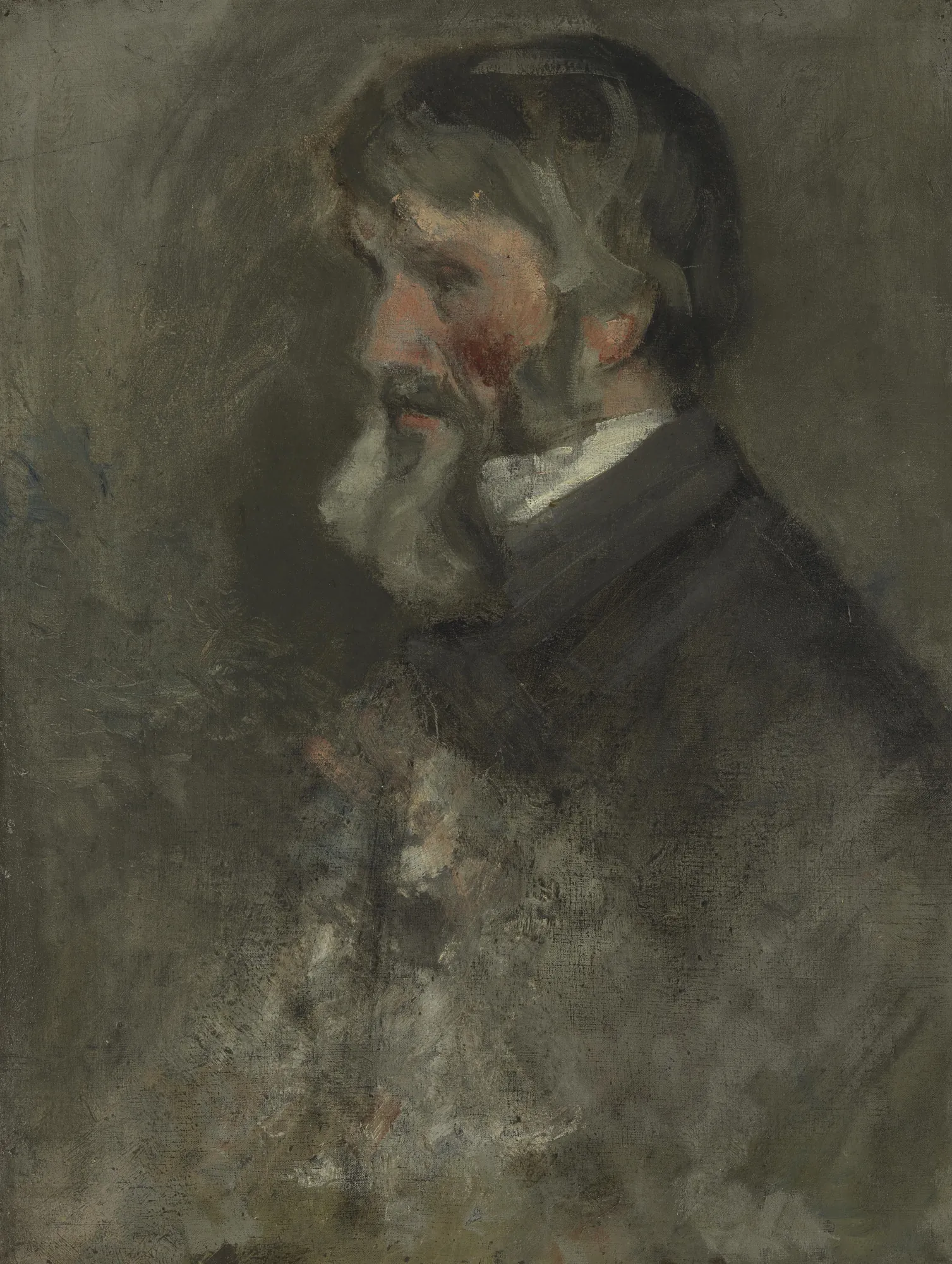 Study for the Head of Thomas Carlyle