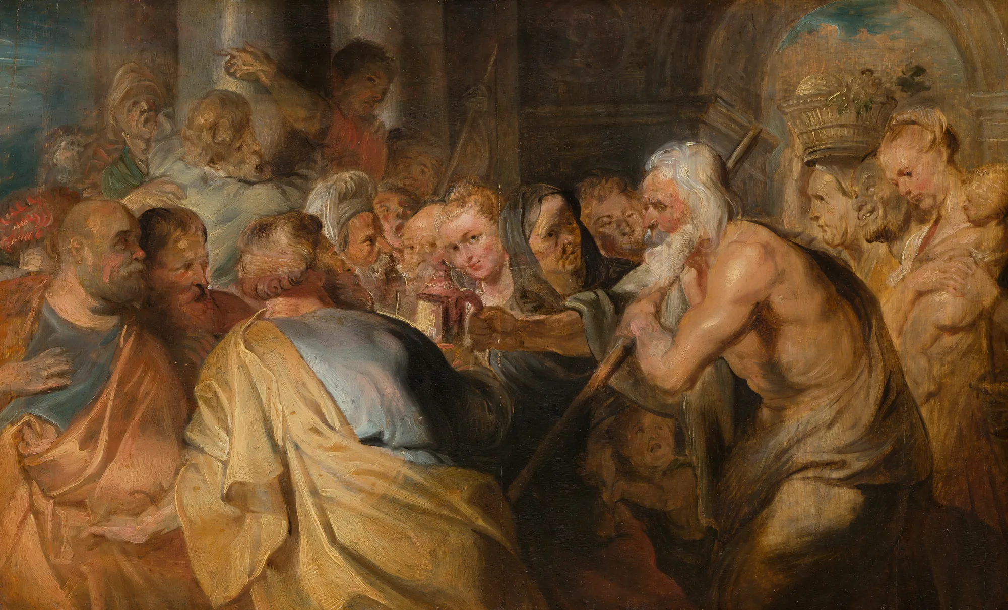Diogenes Looking for an Honest Man