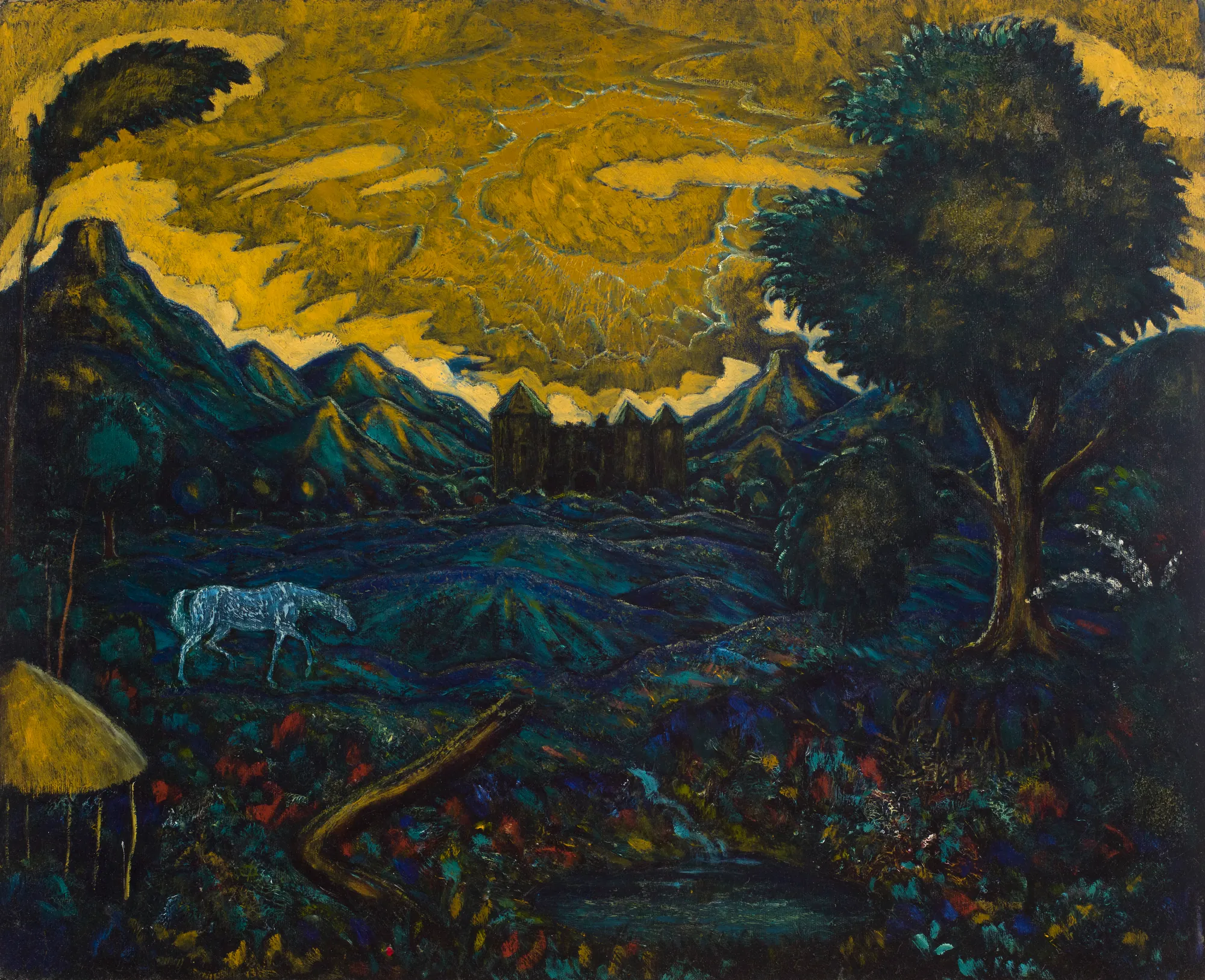 Landscape with a Horse
