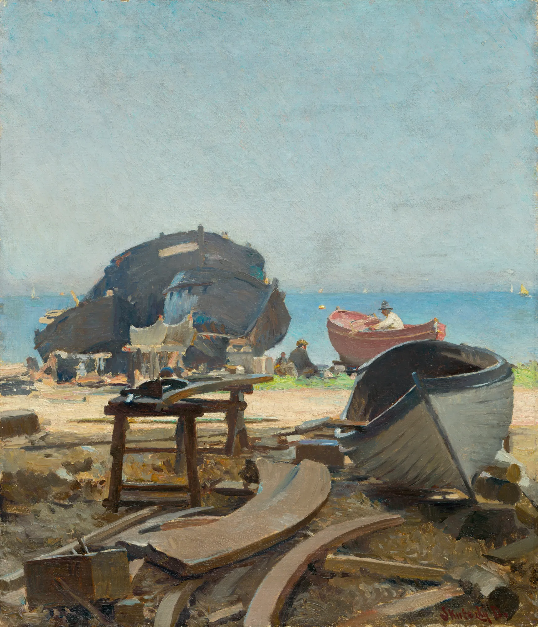 Building Fishing Boats, Capo d'Istria