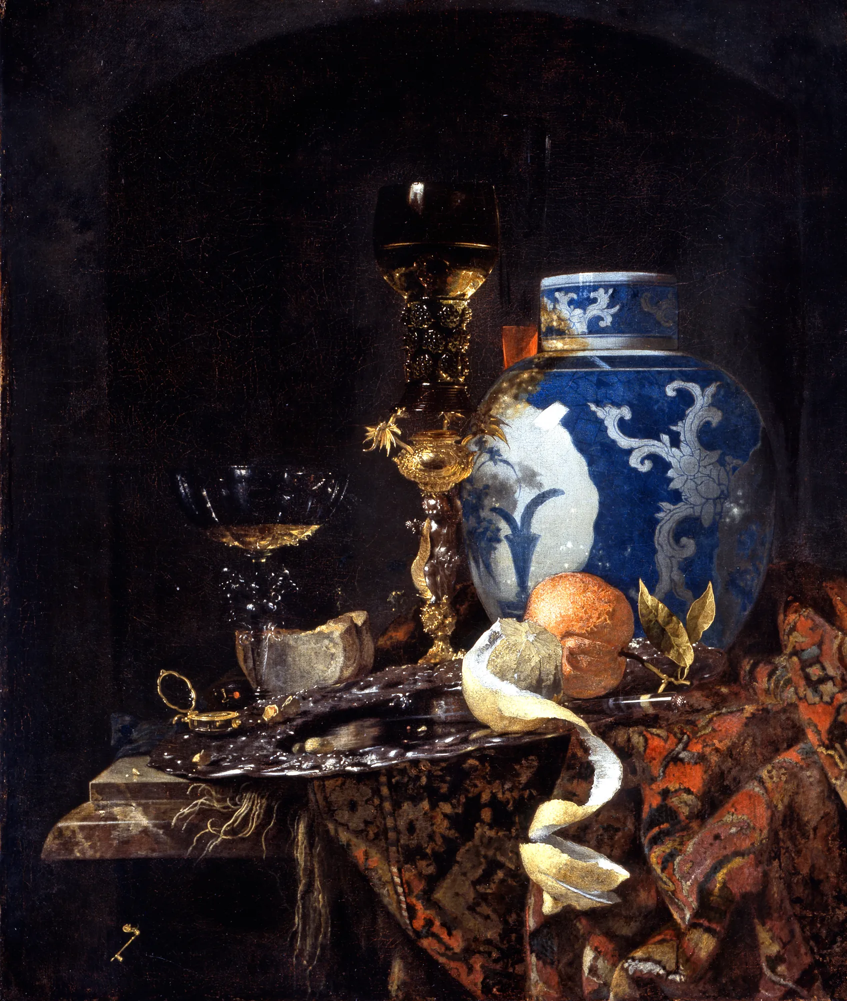 Still Life with a Chinese Porcelain Jar