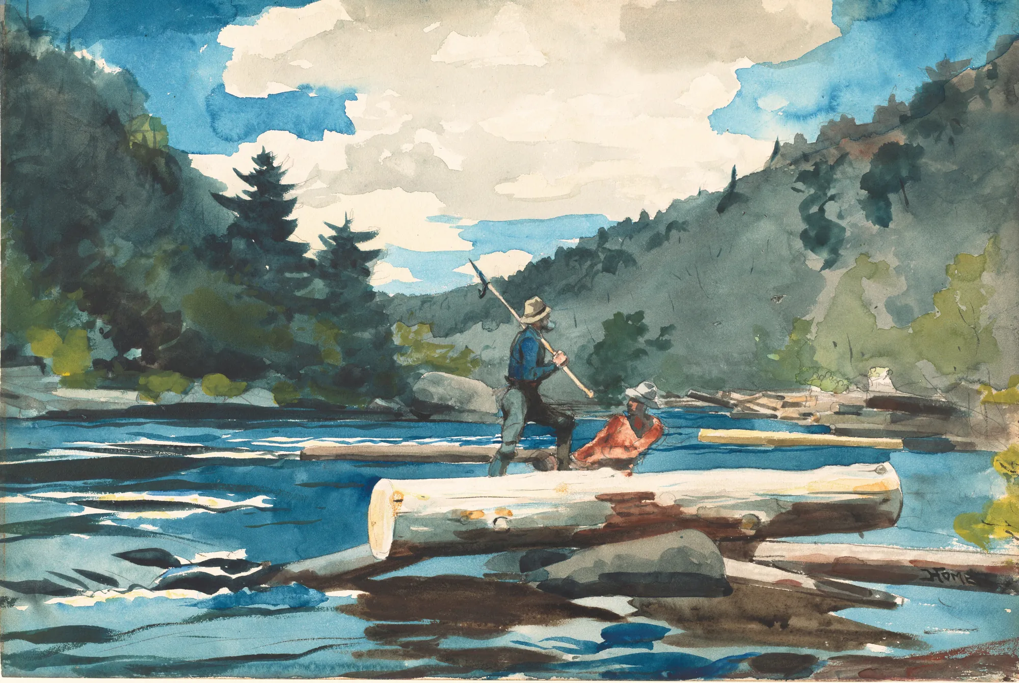 Hudson River, Logging