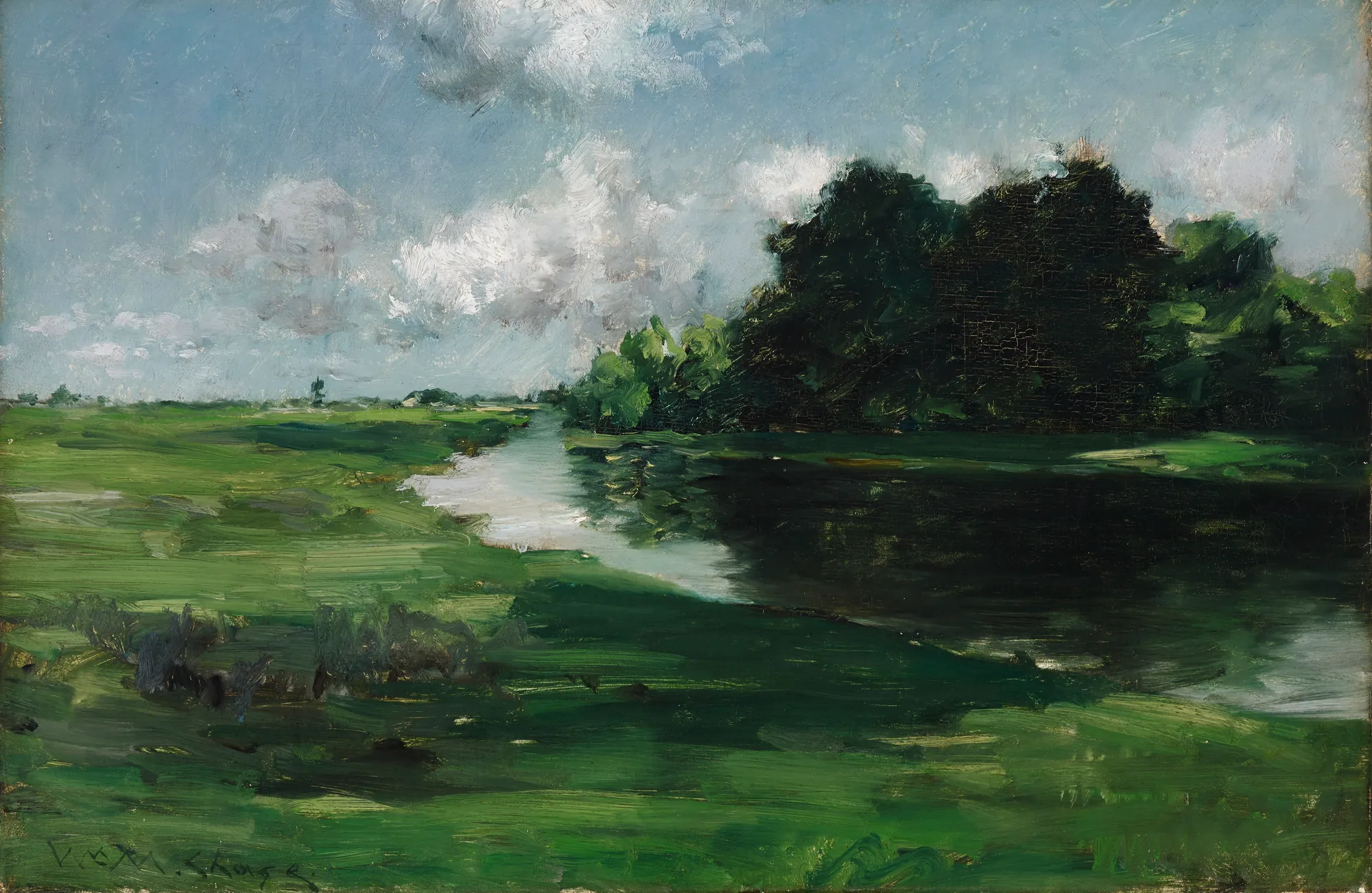 After the Shower (Long Island Landscape)