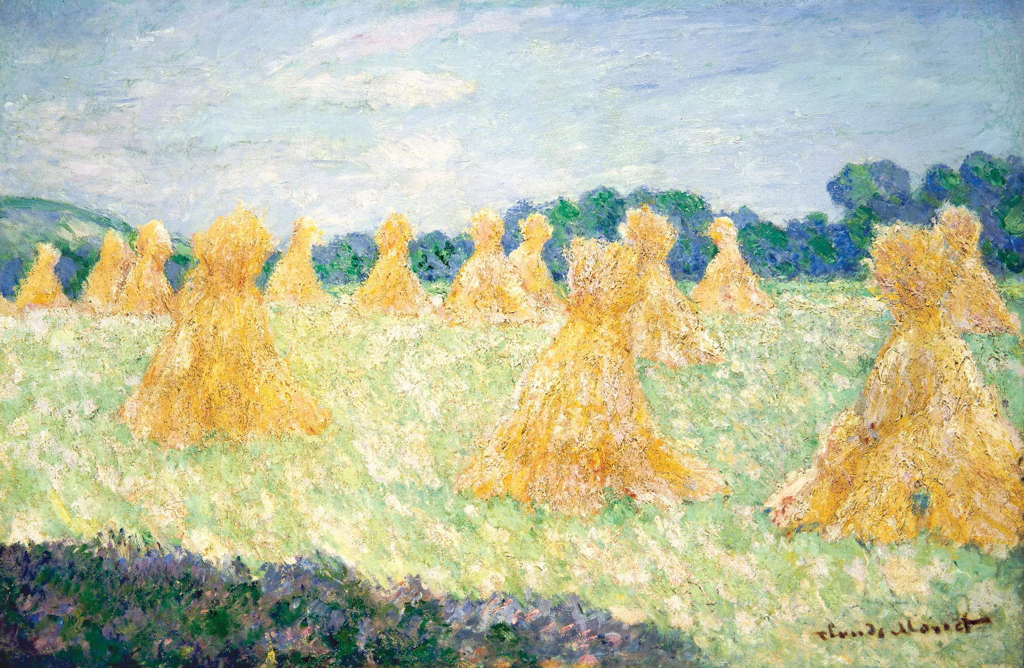 The Young Ladies of Giverny, Sun Effect
