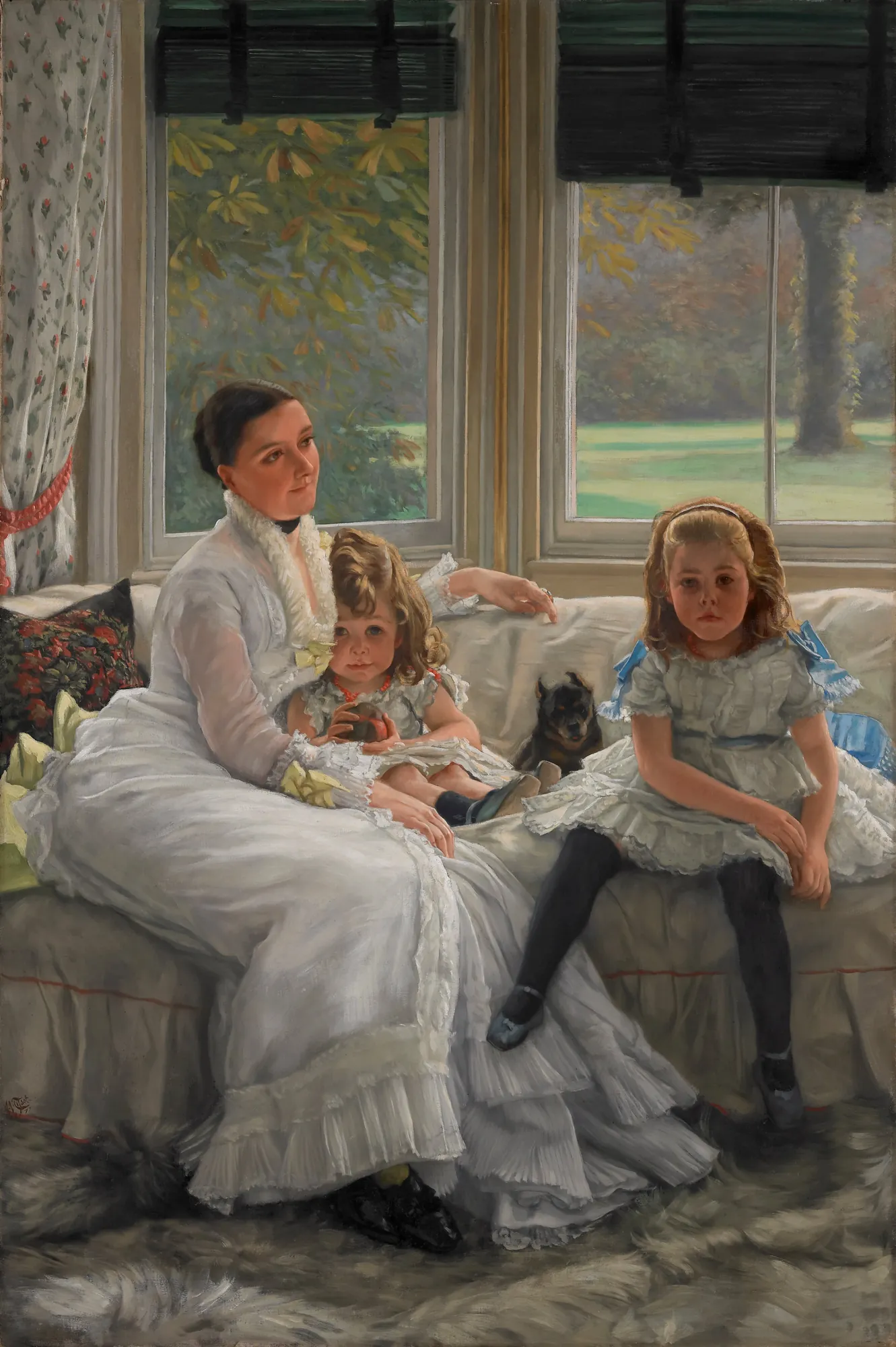 Mrs Catherine Smith Gill and her Children