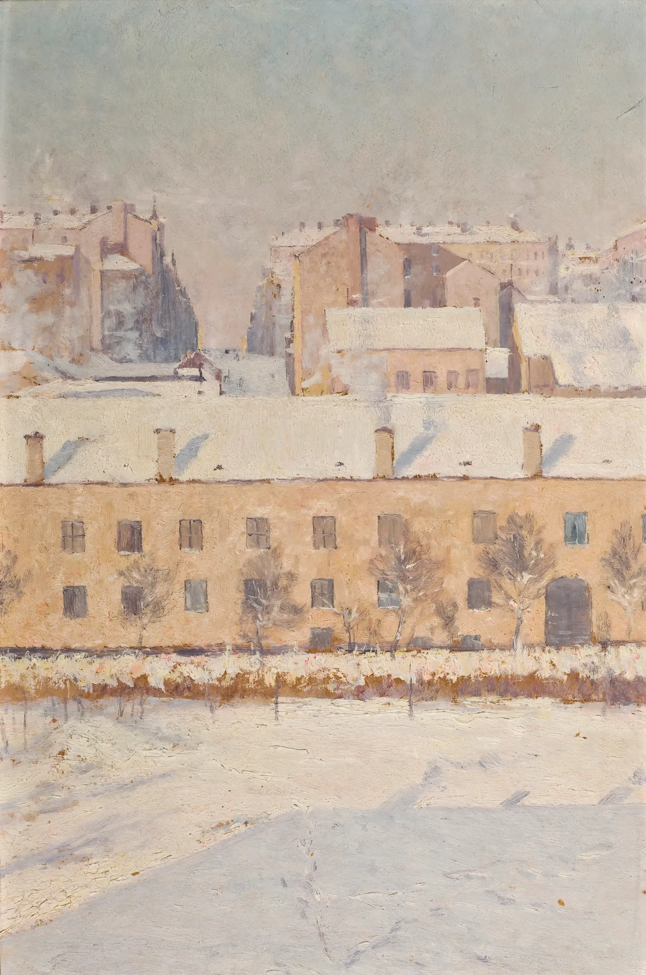 A Winter Scene, Southern Stockholm