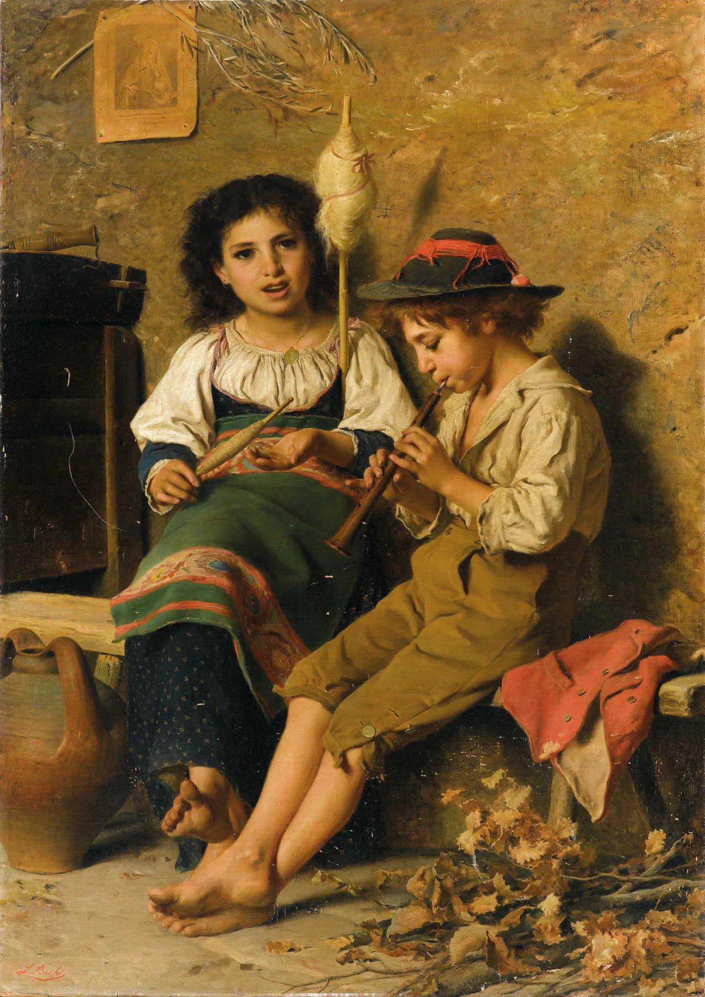 Spinner and Flutist