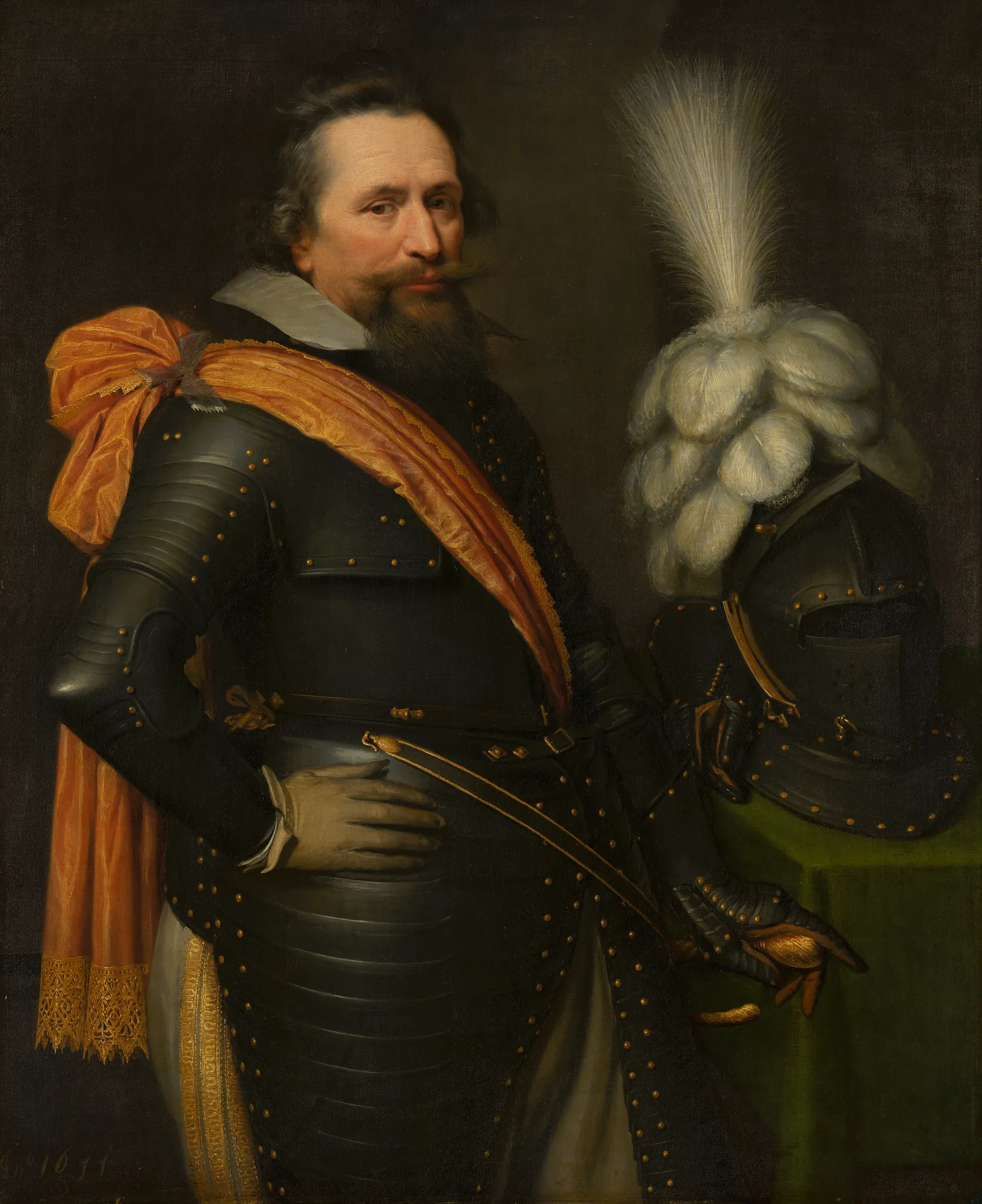 Portrait of an Officer, Anthonis van Utenhoven