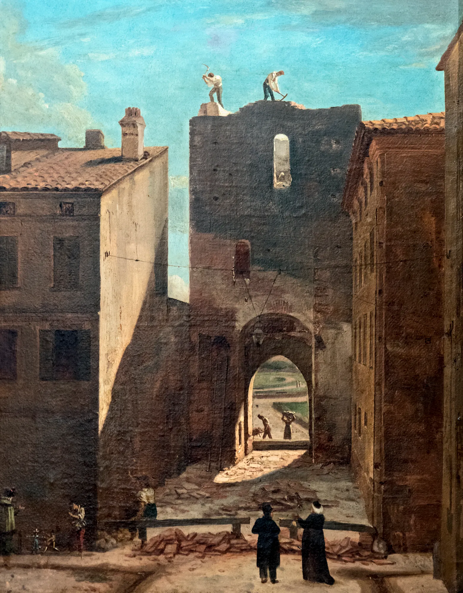 Demolition of the Porte Montoulieu