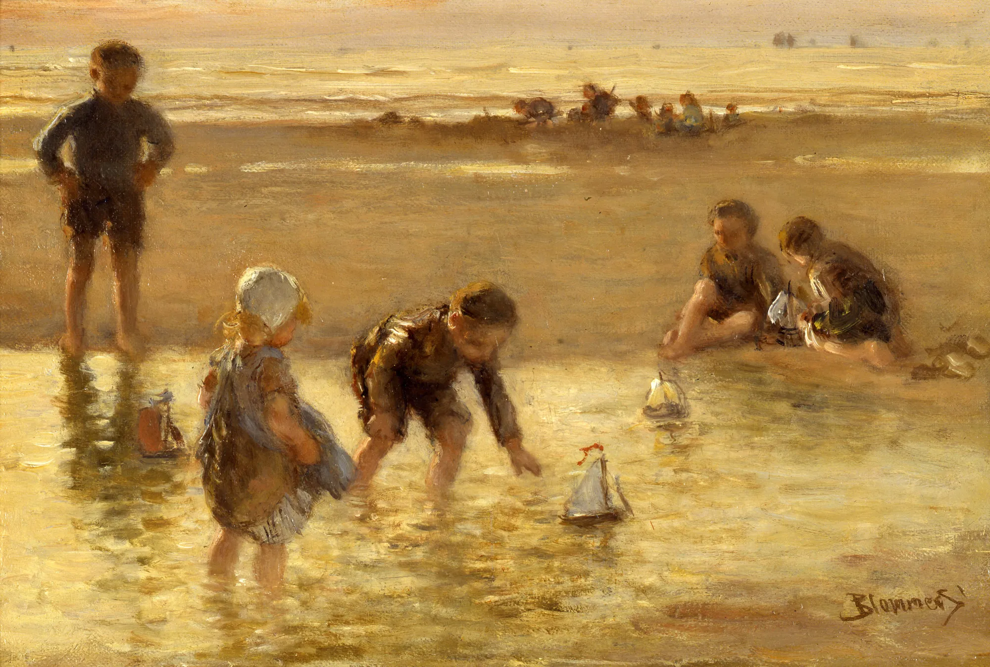 Sailing Toy Boats (Scheepje zeilen)