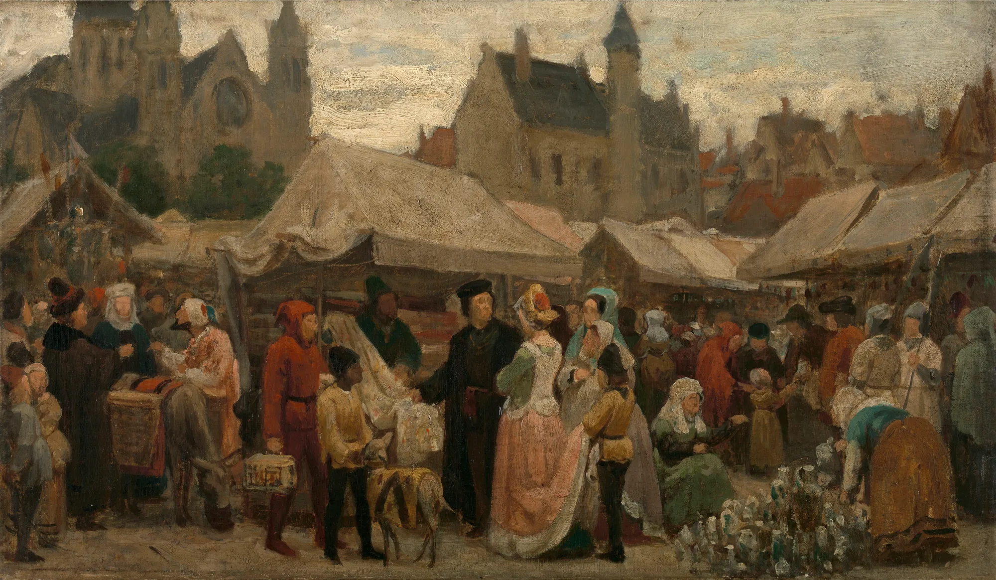 A Fair in Ghent in the Middle Ages