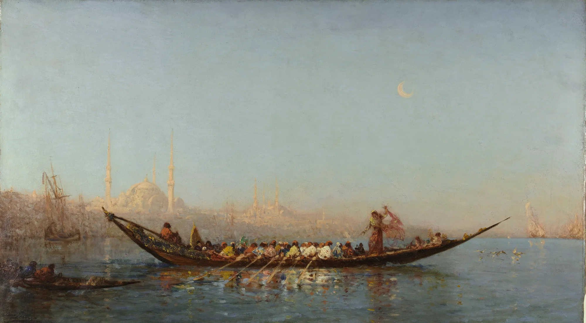 Constantinople, le caïque de la sultane